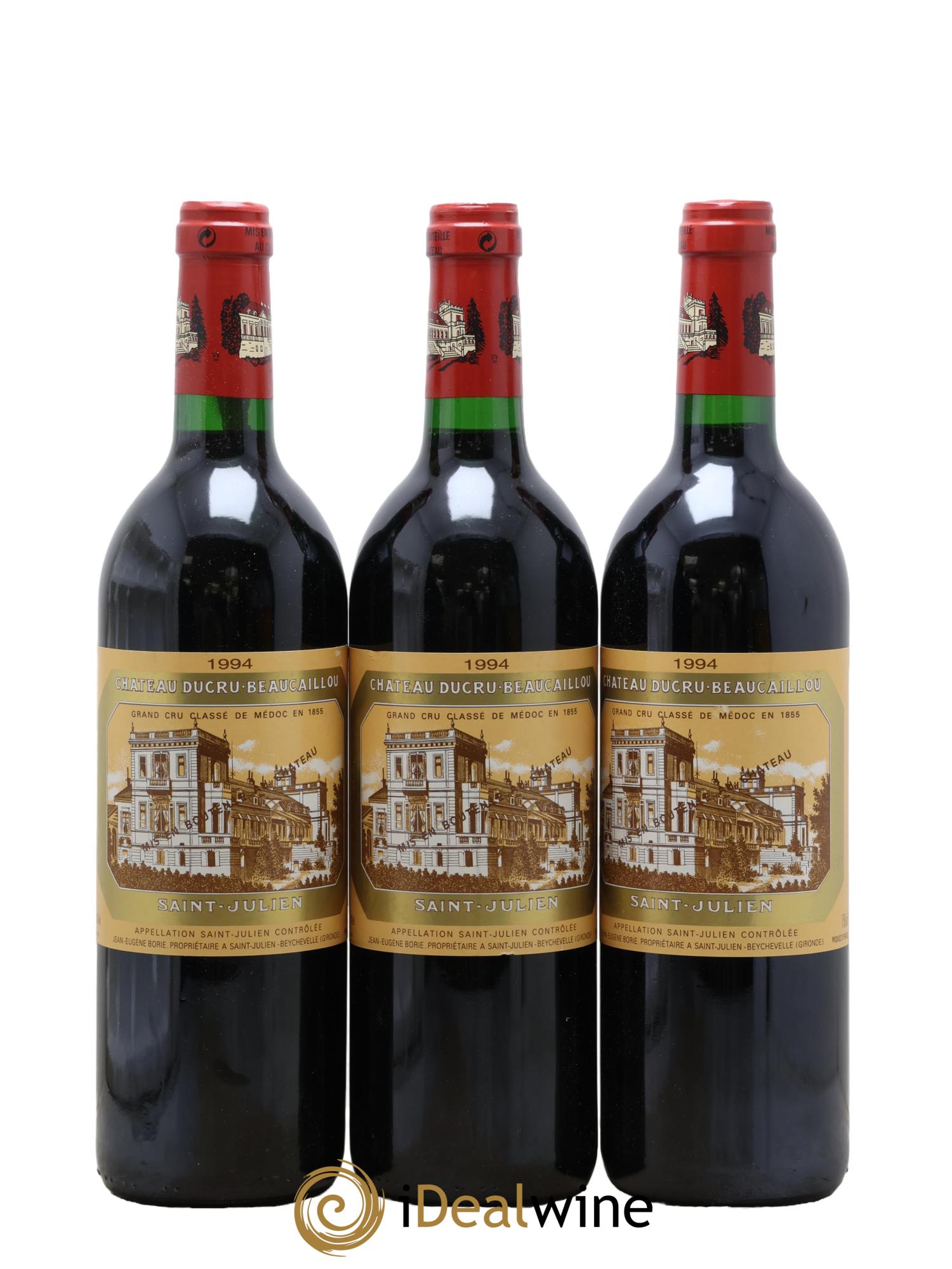 Château Ducru Beaucaillou 2ème Grand Cru Classé 1994 - Lot of 3 bottles - 0
