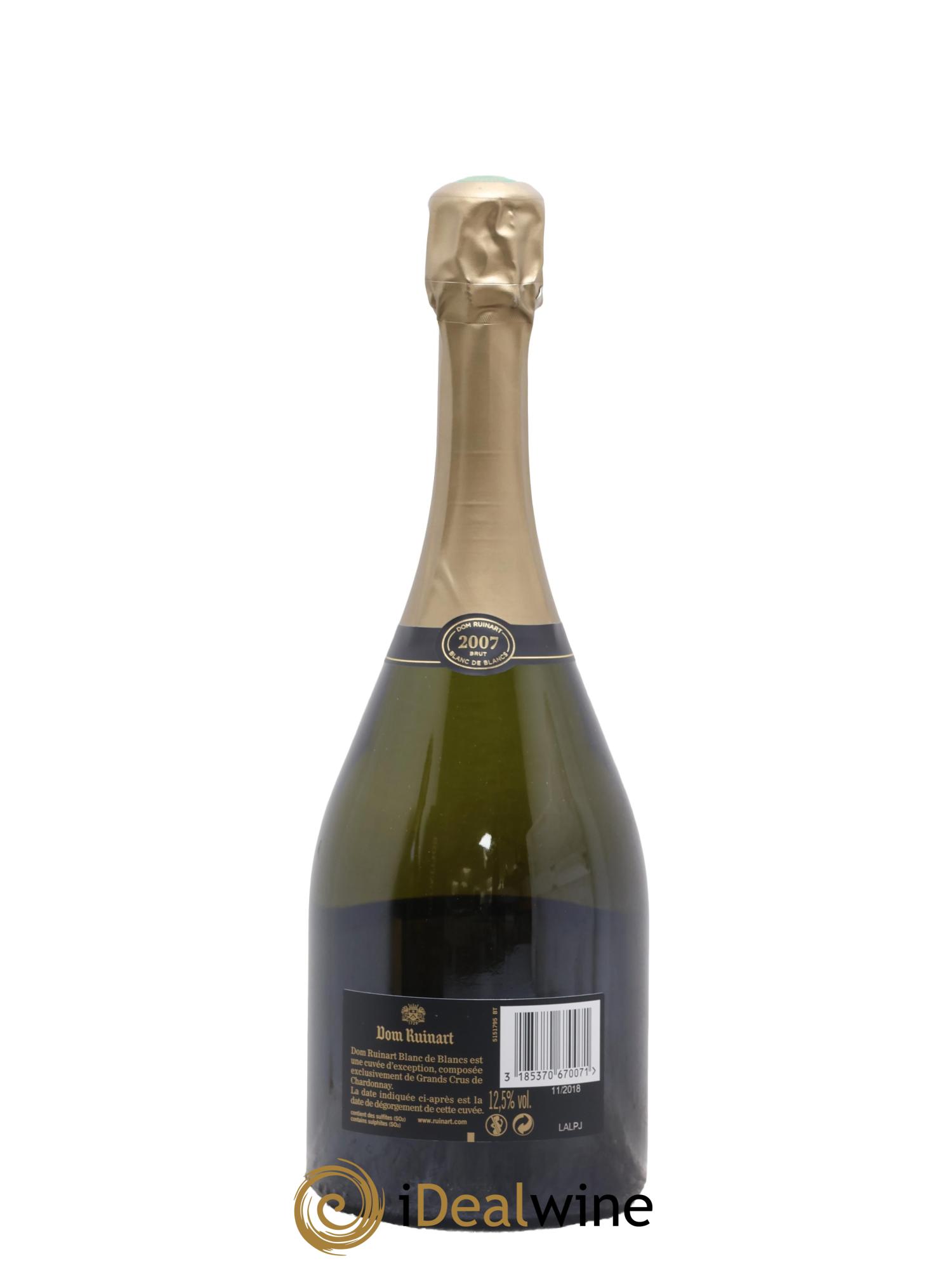 Dom Ruinart Brut Ruinart 2007 - Lot de 1 bouteille - 1
