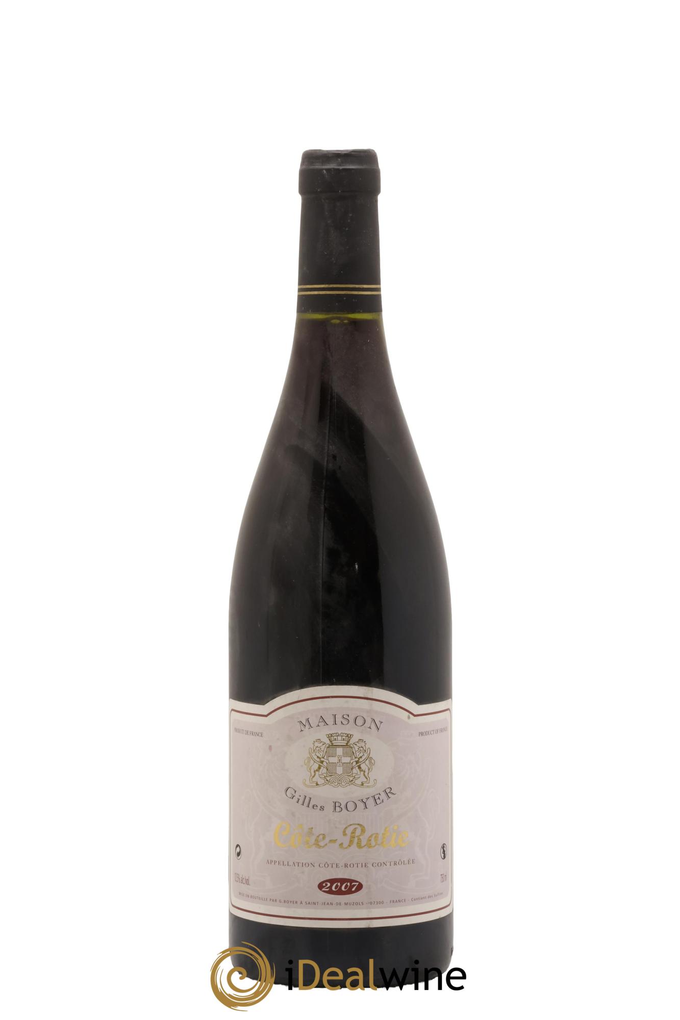 Côte-Rôtie Maison Gilles Boyer 2007 - Lot of 1 bottle - 0