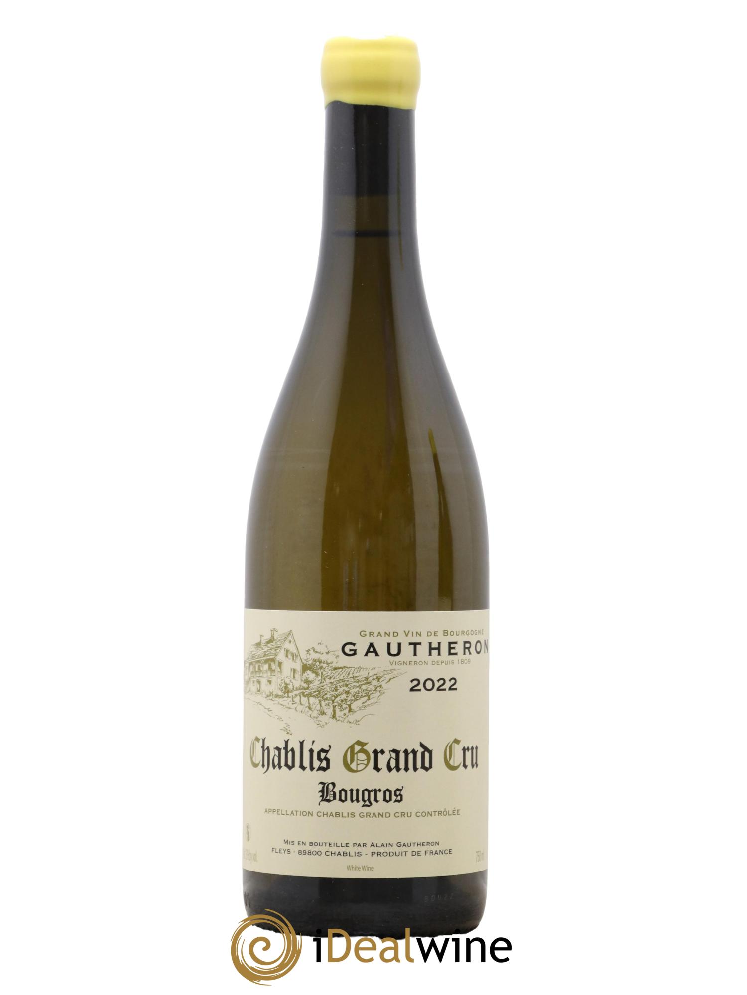 Chablis Grand Cru Bougros Gautheron 2022 - Lot de 1 bouteille - 0