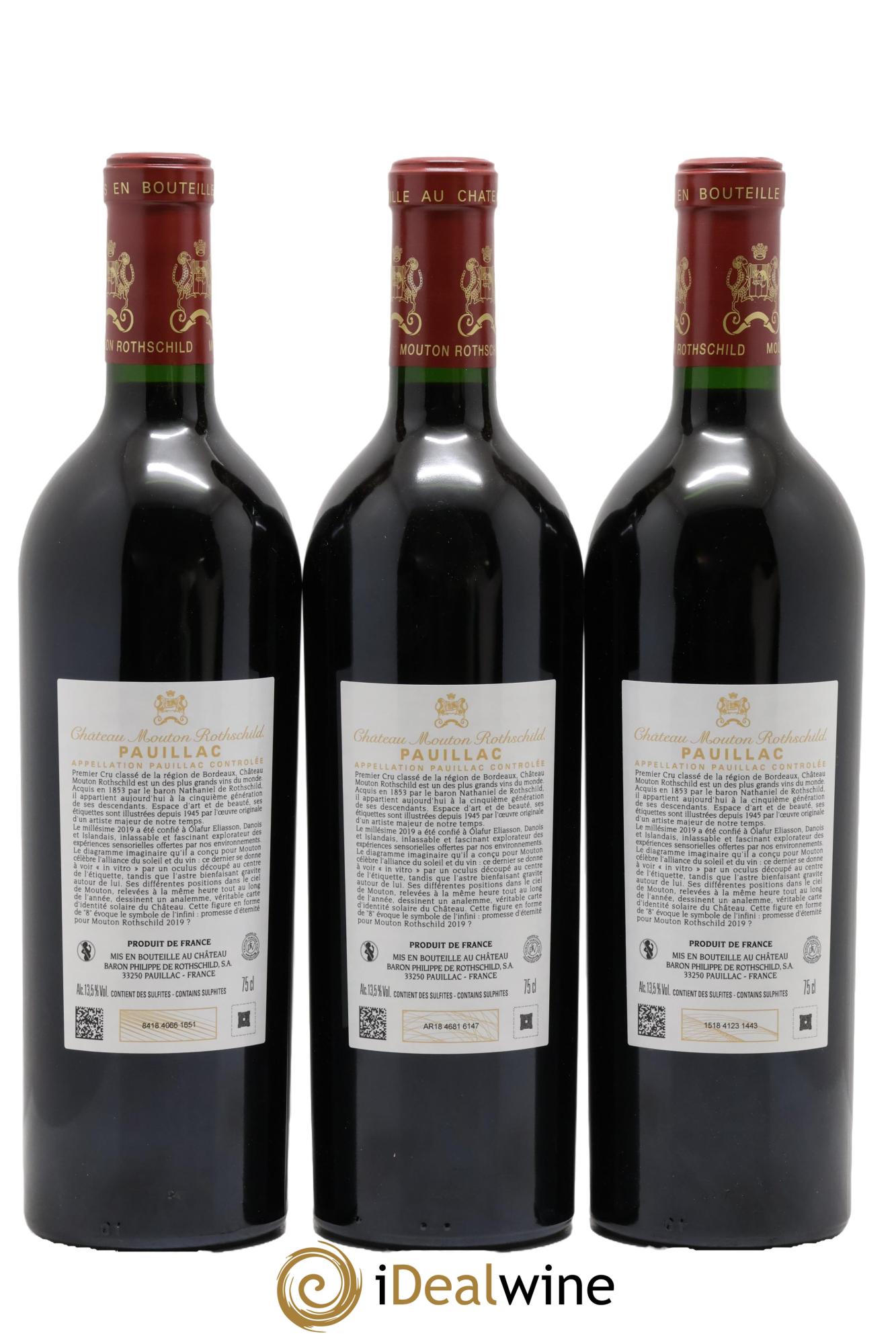 Château Mouton Rothschild 1er Grand Cru Classé 2019 - Lot of 6 bottles - 4