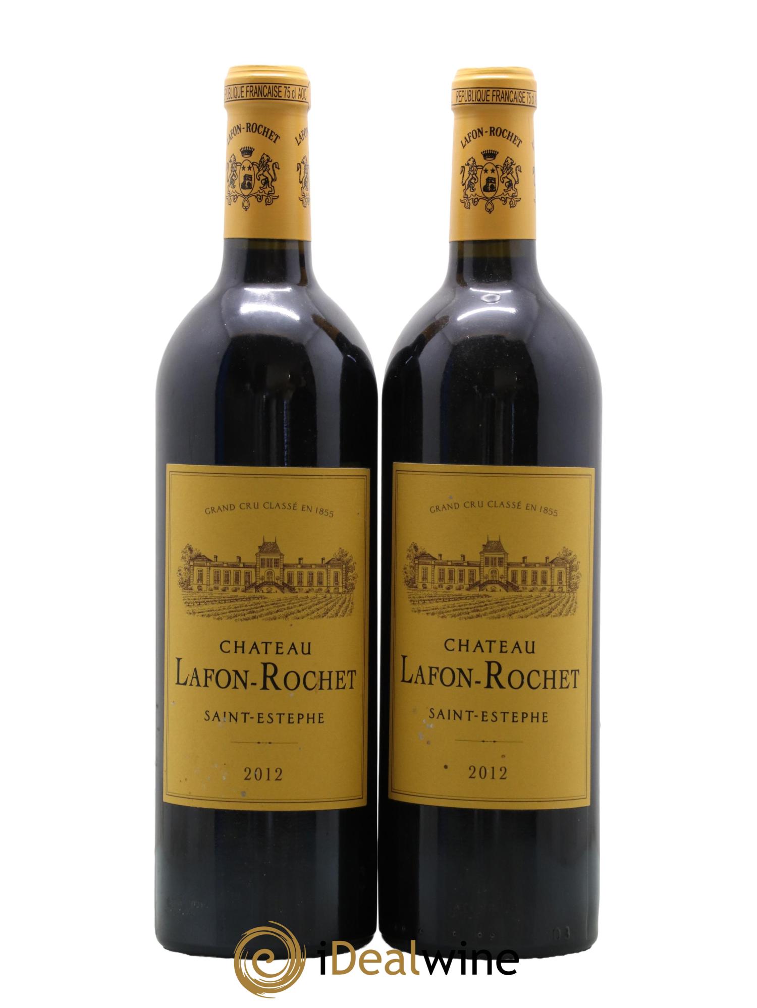 Château Lafon Rochet 4ème Grand Cru Classé 2012 - Posten von 2 Flaschen - 0
