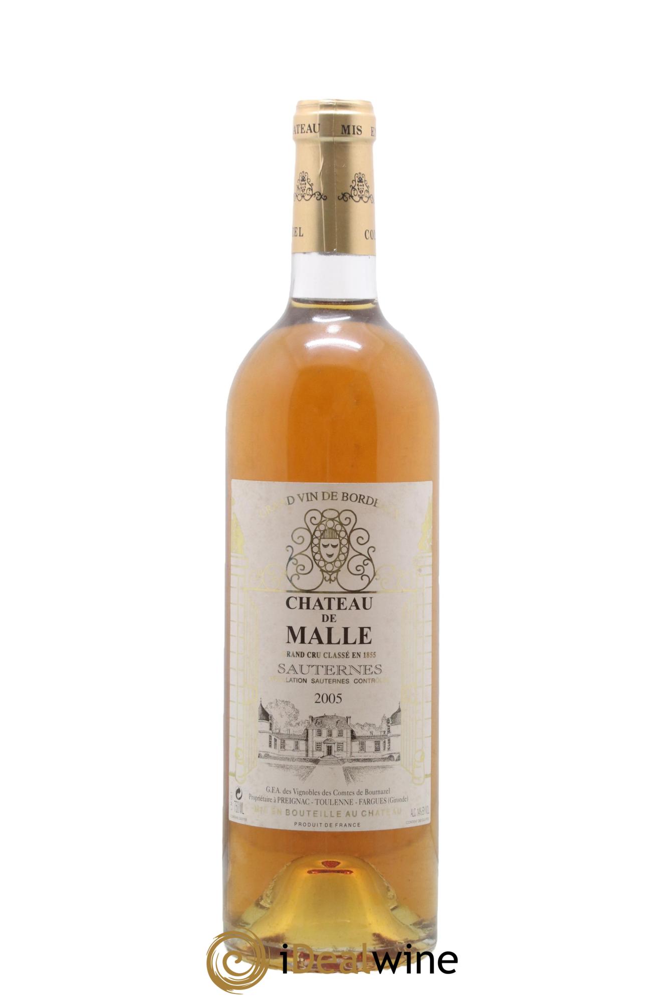 Château de Malle 2ème Grand Cru Classé 2005 - Lotto di 1 bottiglia - 0