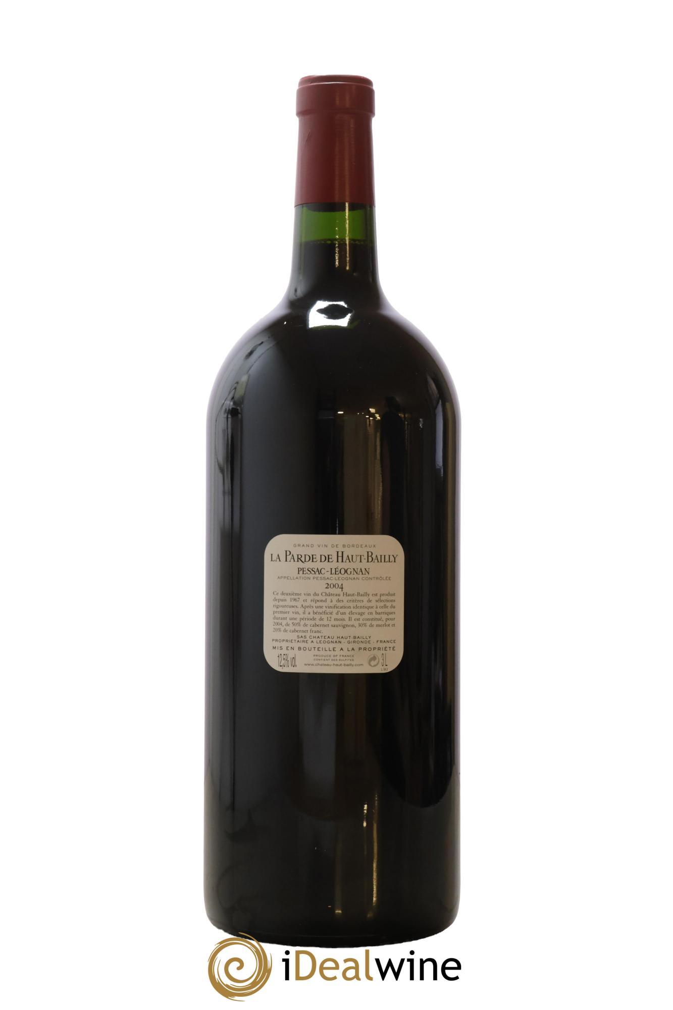 Haut Bailly II (Anciennement La Parde de Haut-Bailly) Second Vin 2004 - Lot de 1 double magnum - 2