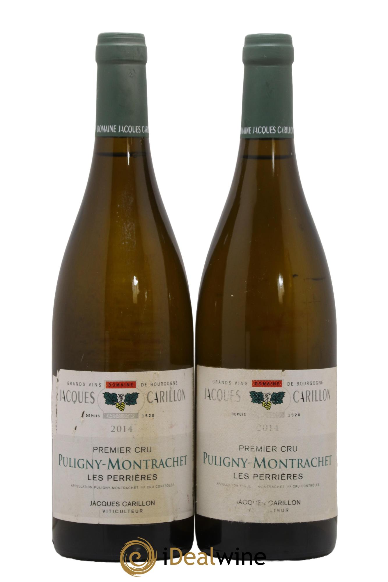 Puligny-Montrachet 1er Cru Les Perrières Jacques Carillon (Domaine) 2014 - Lot de 2 bouteilles - 0