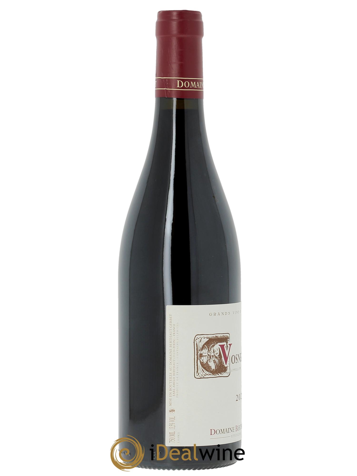 Vosne-Romanée Berthaut Gerbet (Domaine)  2022 - Lot de 1 bouteille - 1