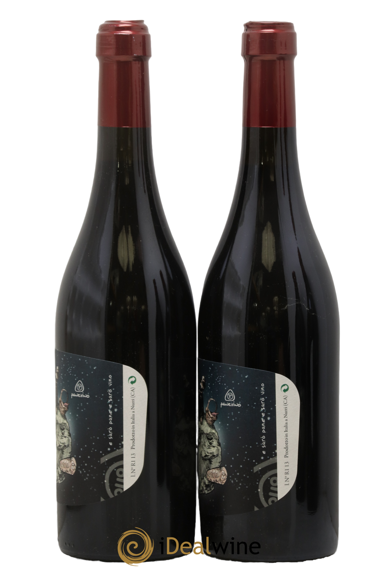 Sardaigne Vino Rosso Su'Chi No'Nau Panevino 2013 - Lot of 2 bottles - 1