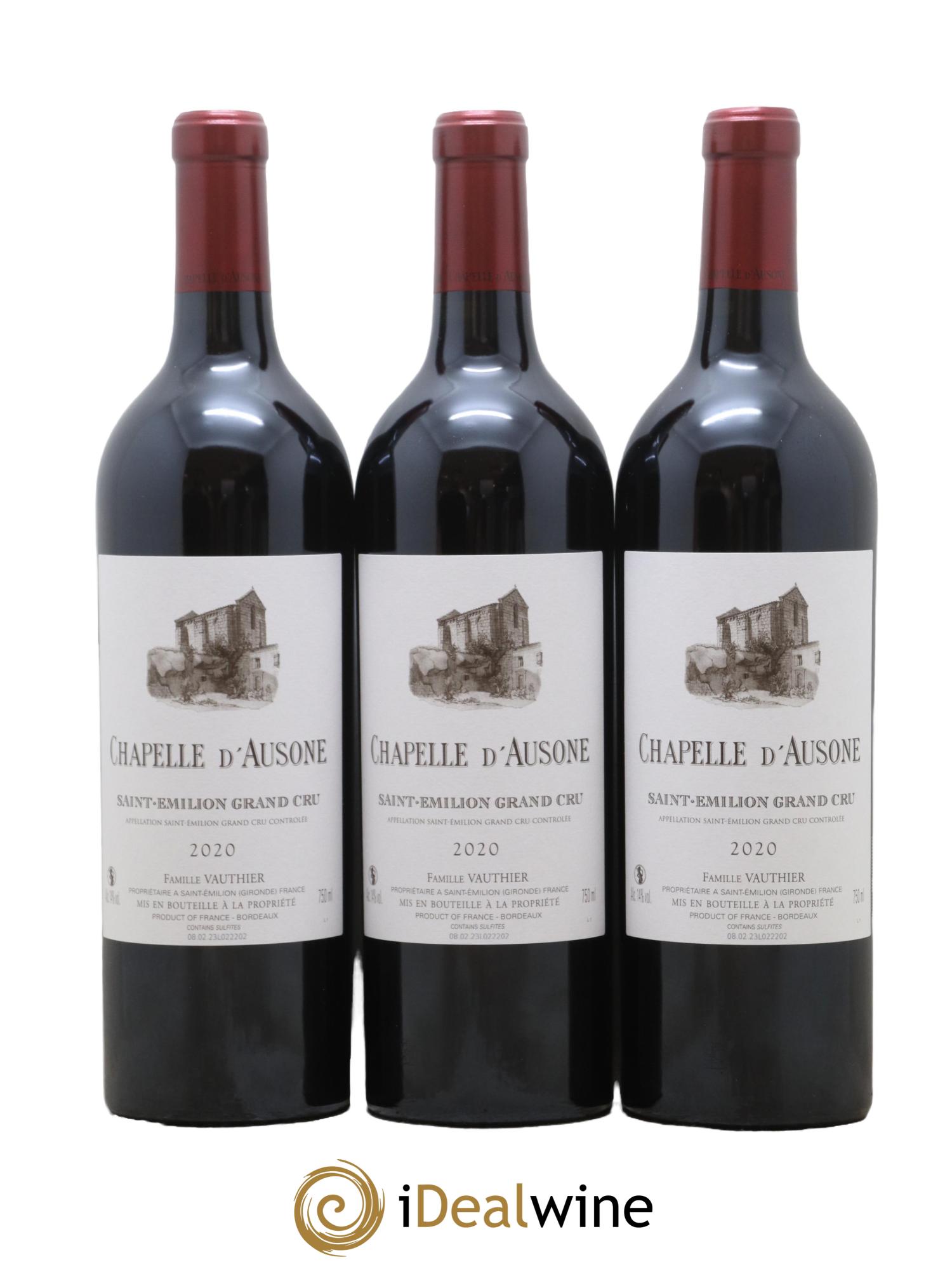 Chapelle d'Ausone Second Vin 2020 - Lot de 6 bouteilles - 2