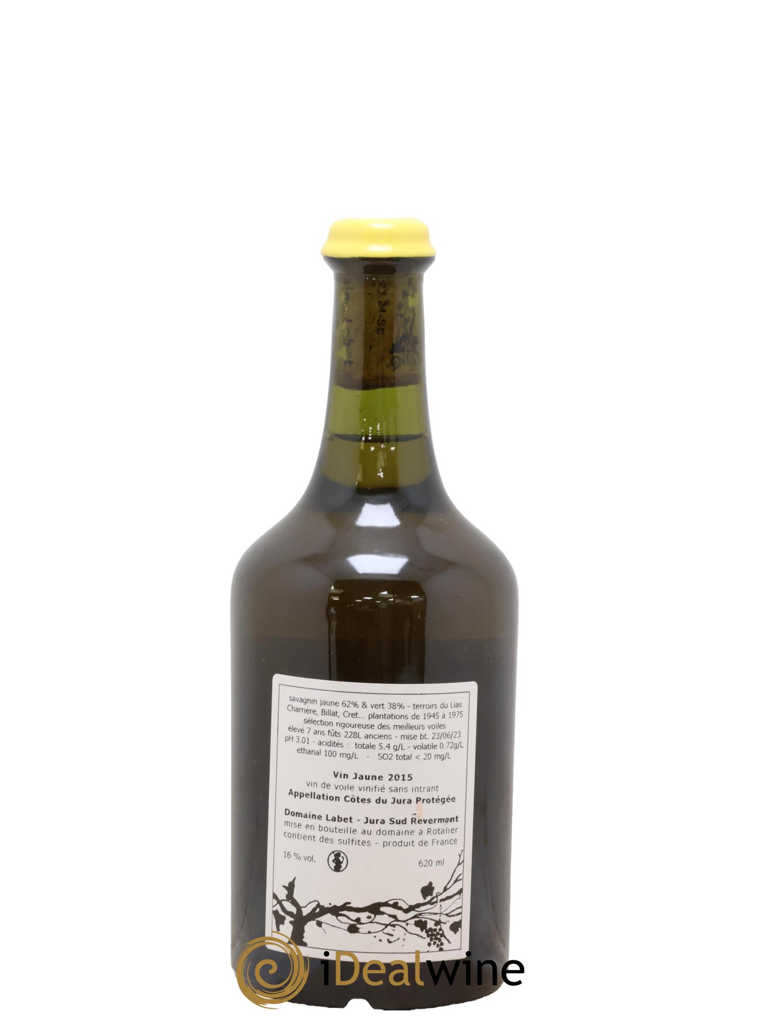 Côtes du Jura Vin Jaune Romain - Julien - Charline Labet 2015 - Lot de 1 clavelin - 1