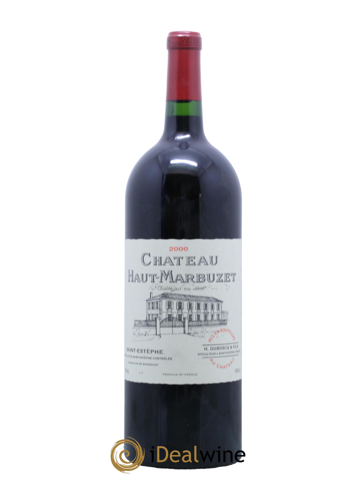 Château Haut Marbuzet 2000 - Lot de 1 magnum - 0