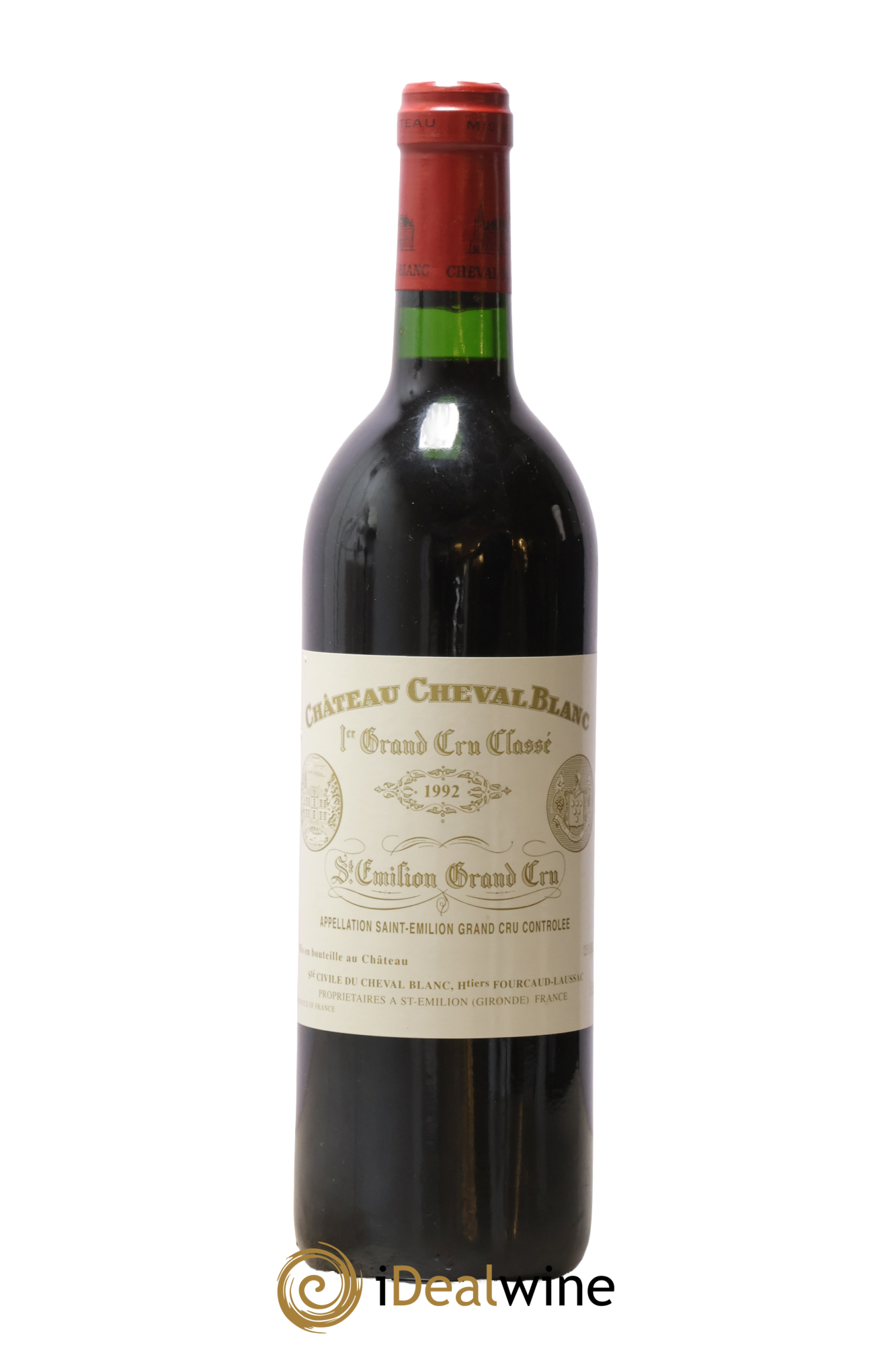 Château Cheval Blanc 1er Grand Cru Classé A 1992 - Lot of 1 bottle - 0