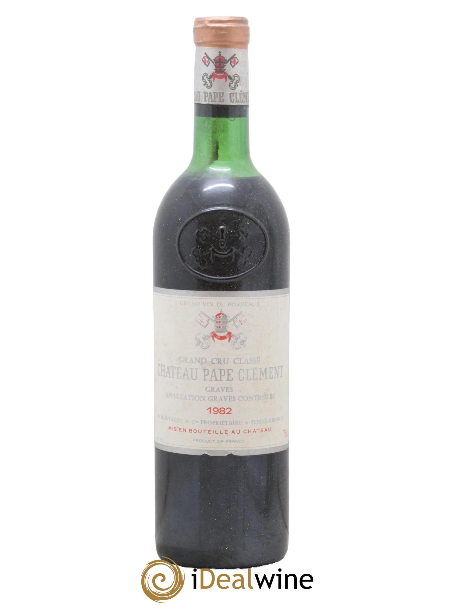 Château Pape Clément Cru Classé de Graves 1982 - Lot de 1 bouteille - 0