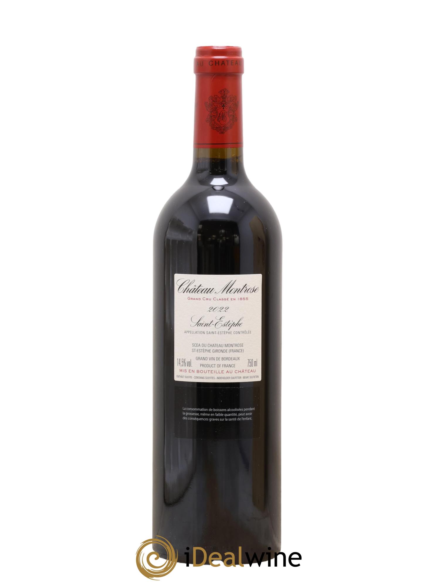 Château Montrose 2ème Grand Cru Classé 2022 - Lot de 1 bouteille - 1