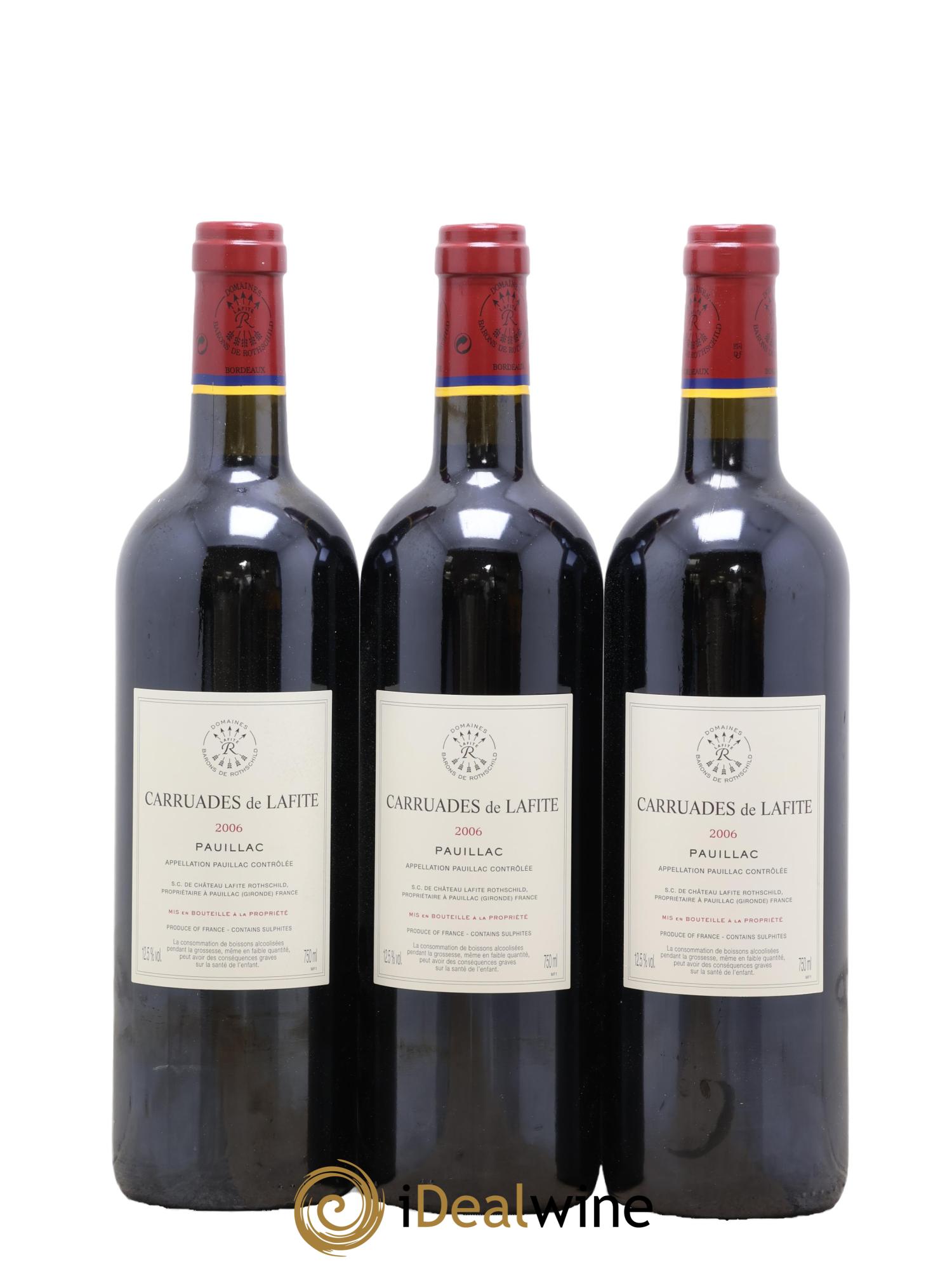 Carruades de Lafite Rothschild Second Vin 2006 - Lot de 12 bouteilles - 8