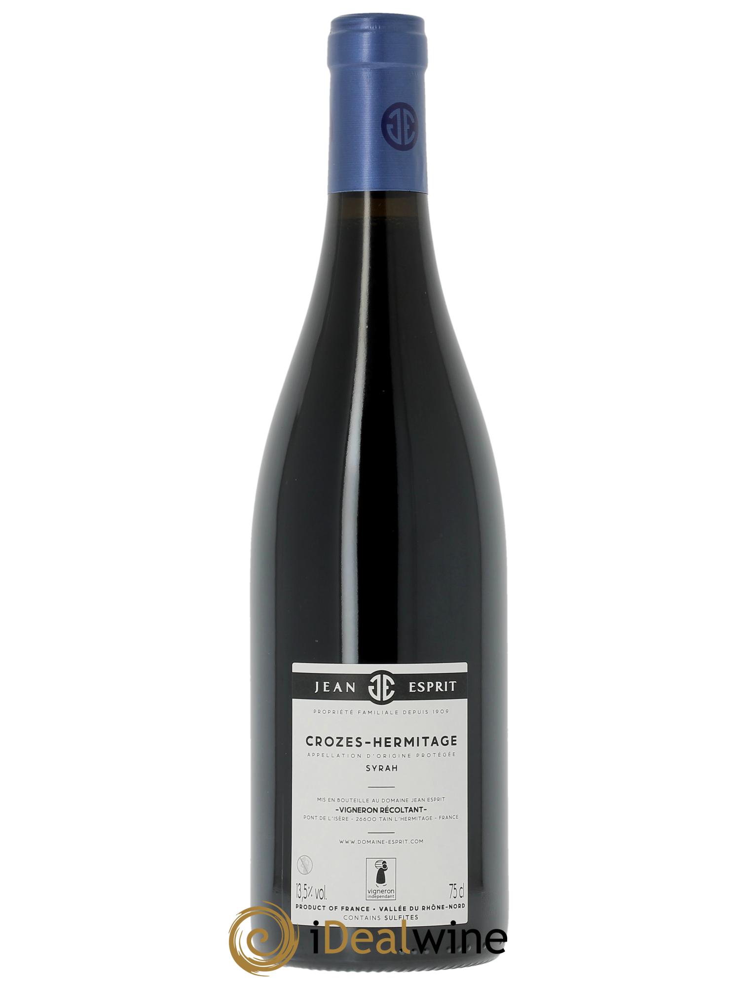 Crozes-Hermitage Perles Noires Jean Esprit  2022 - Lotto di 1 bottiglia - 1