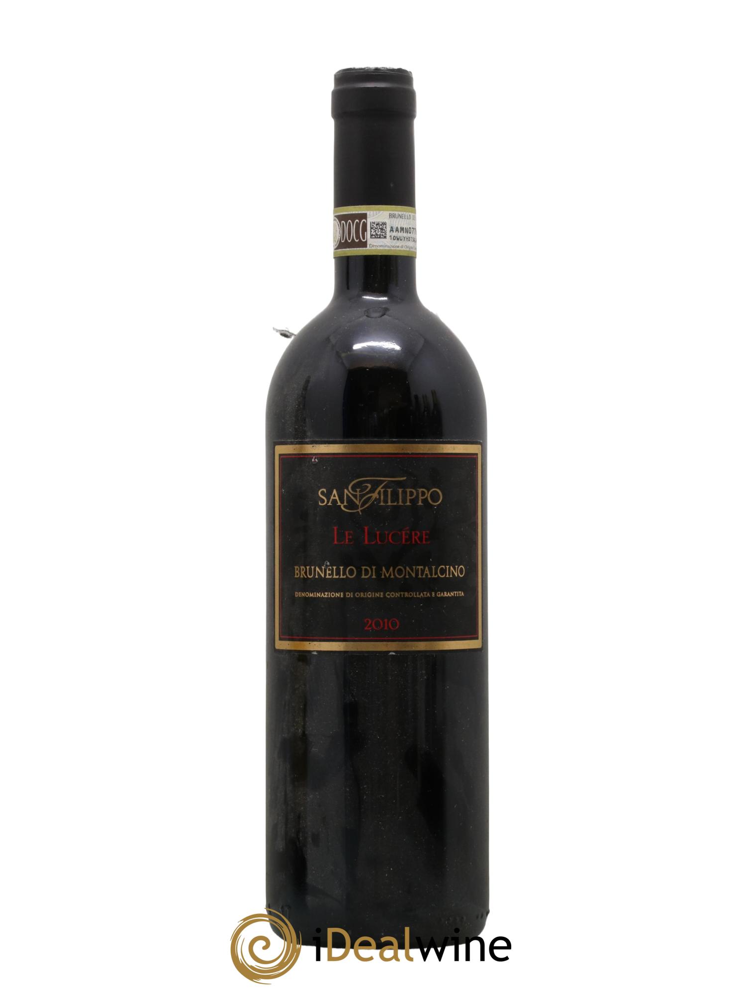 Brunello di Montalcino Le Lucere San Filipino 2010 - Lot de 1 bouteille - 0