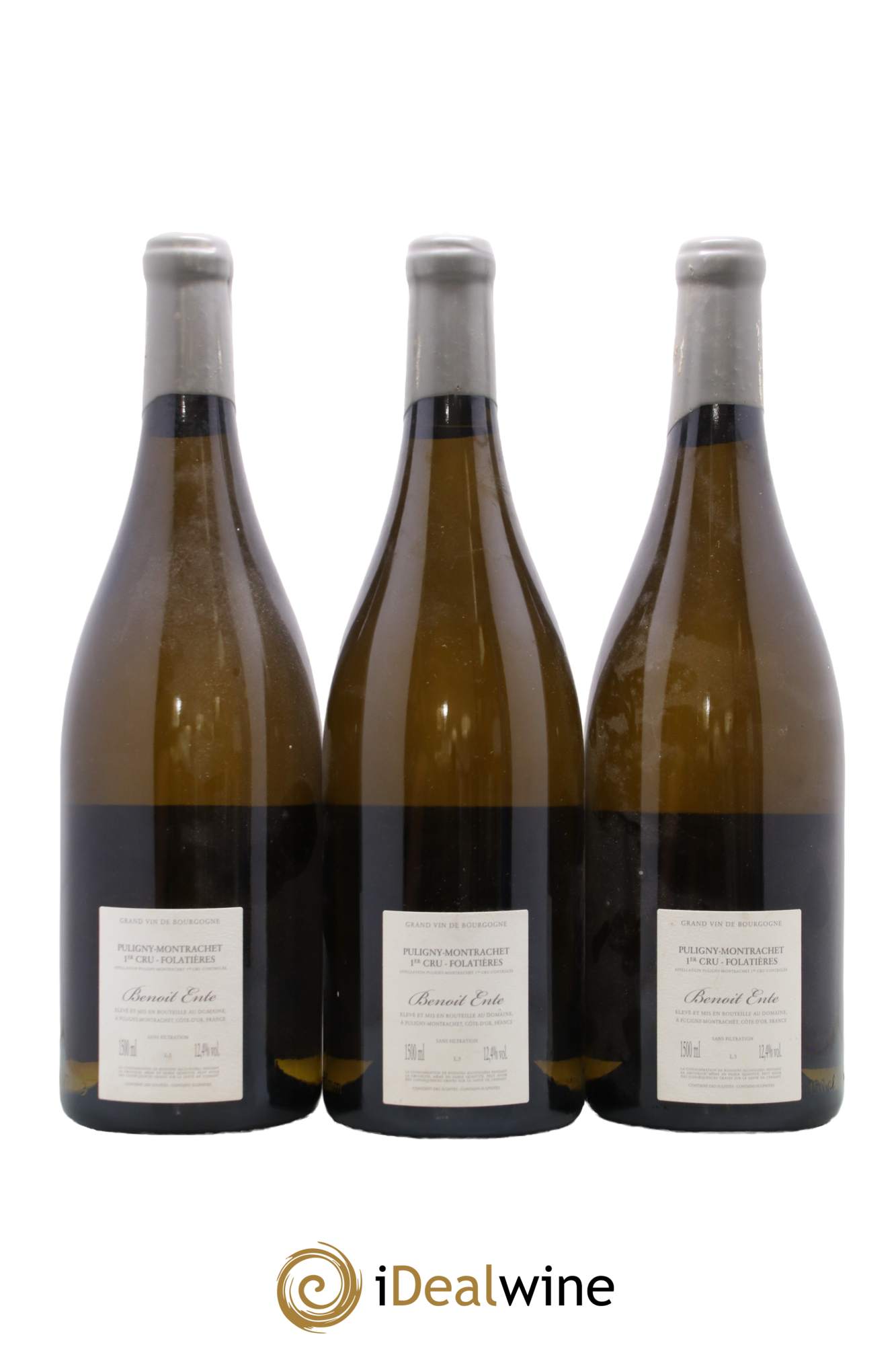 Puligny-Montrachet 1er Cru Folatières En la Richarde Benoit Ente Domaine Benoit Ente 2011 - Lot de 3 magnums - 1