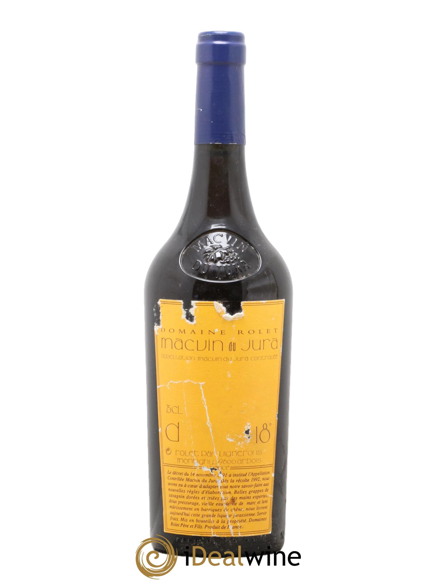 Côtes du Jura Macvin Domaine Rolet - Lot de 1 bouteille - 0
