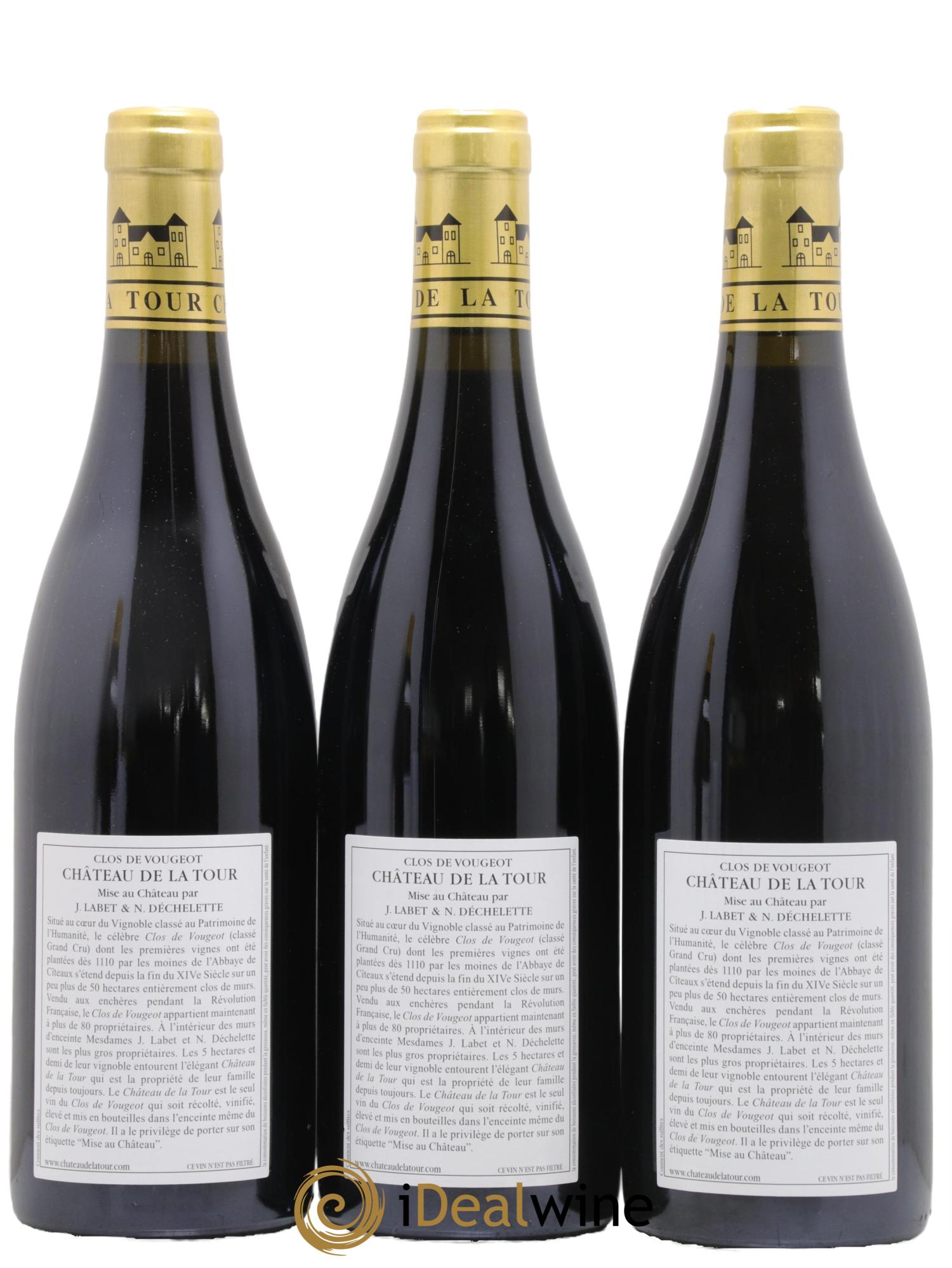 Clos de Vougeot Grand Cru Vieilles Vignes Château de La Tour 2014 - Lotto di 6 bottiglie - 4