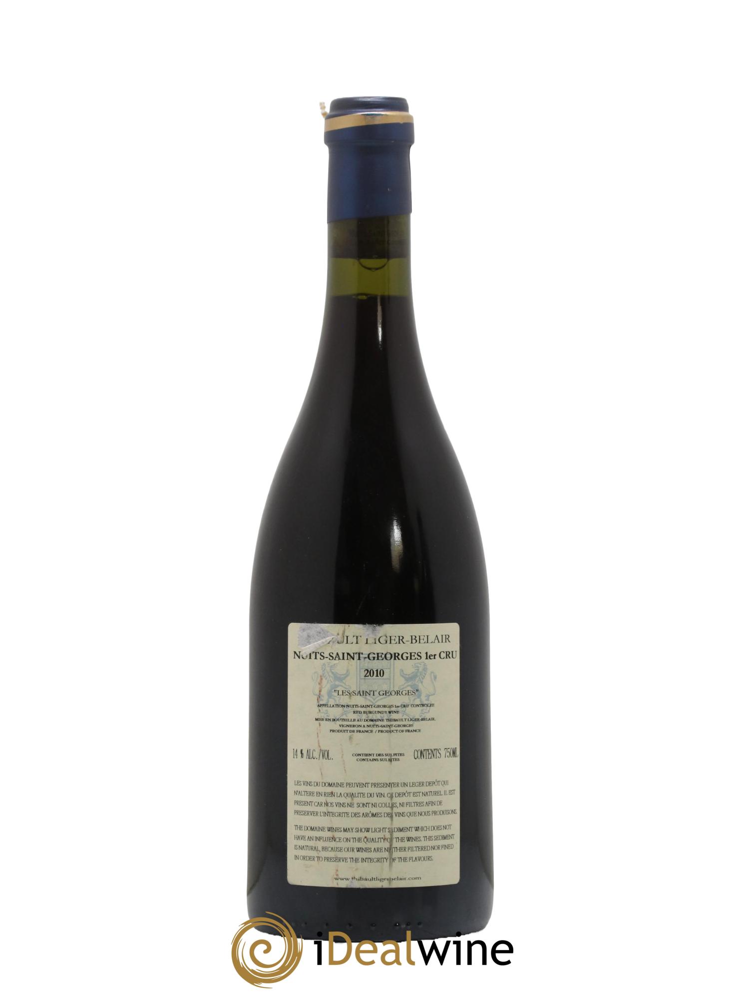 Nuits-Saint-Georges 1er Cru Les Saint-Georges Thibault Liger-Belair 2010 - Lotto di 1 bottiglia - 1