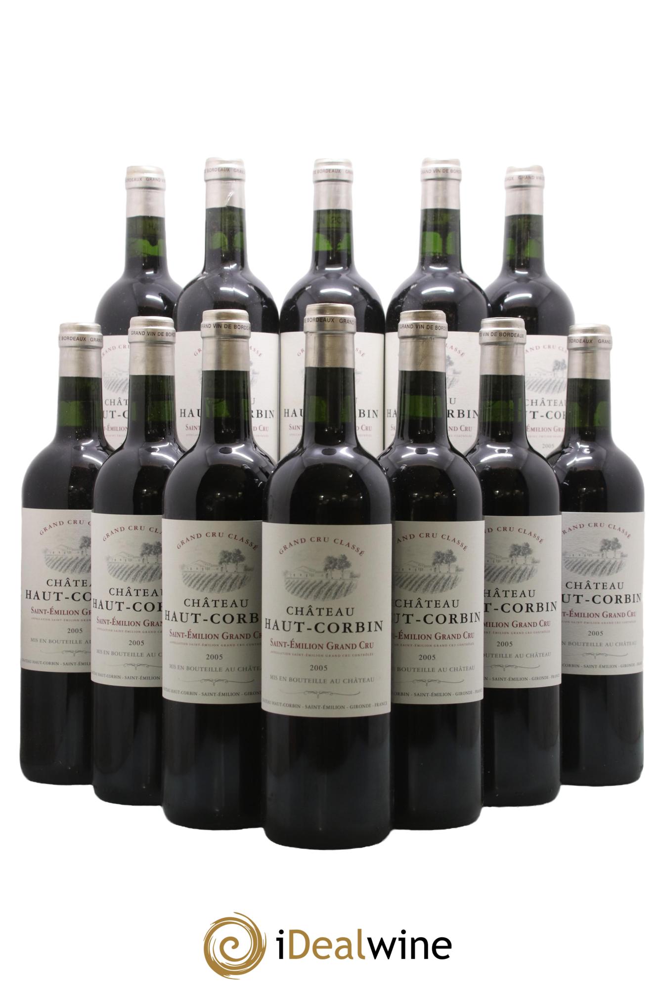 Château Haut Corbin Grand Cru 2005 - Lot de 12 bouteilles - 0