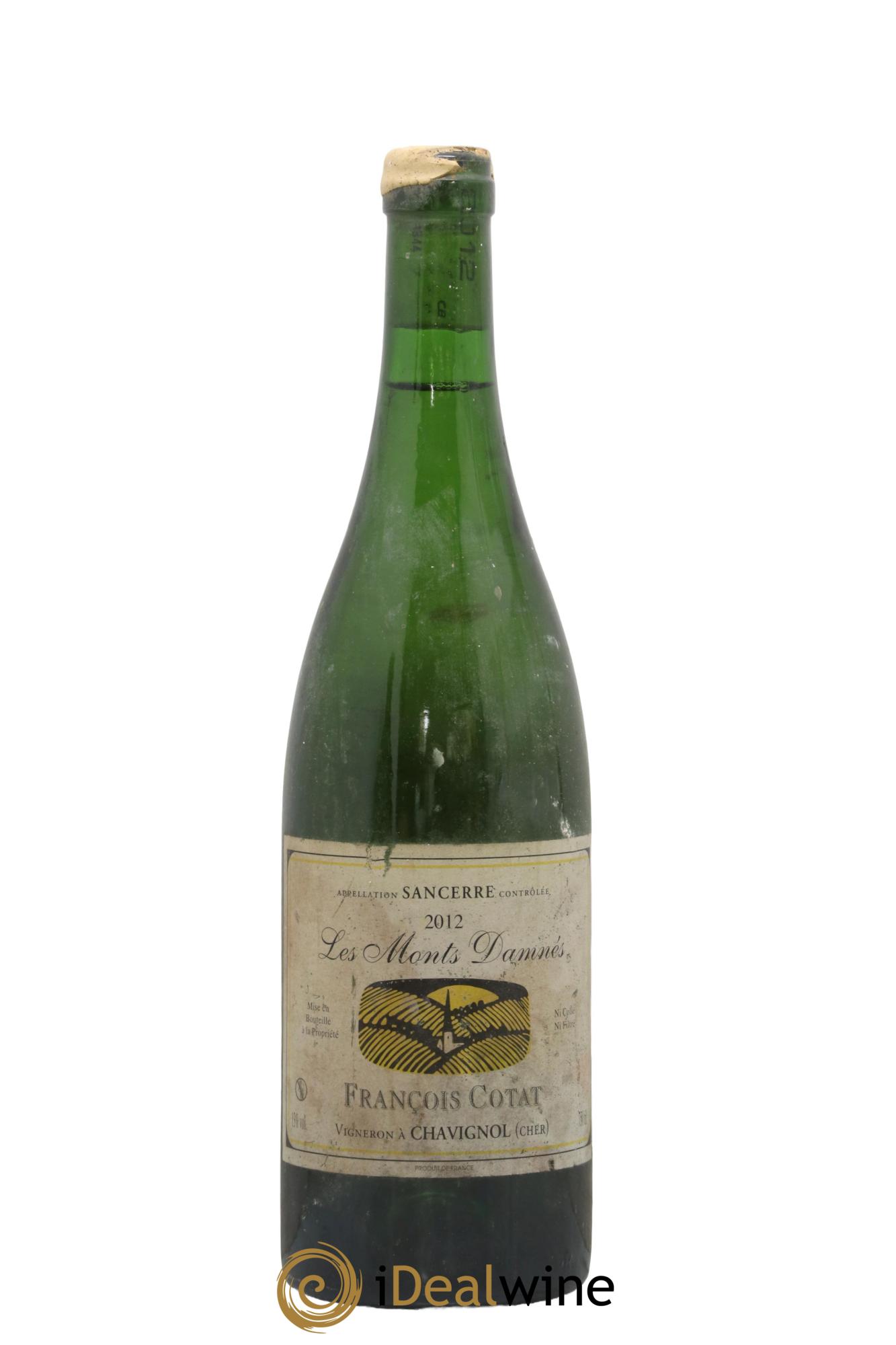 Sancerre Les Monts Damnés François Cotat 2012 - Lot de 1 bouteille - 0