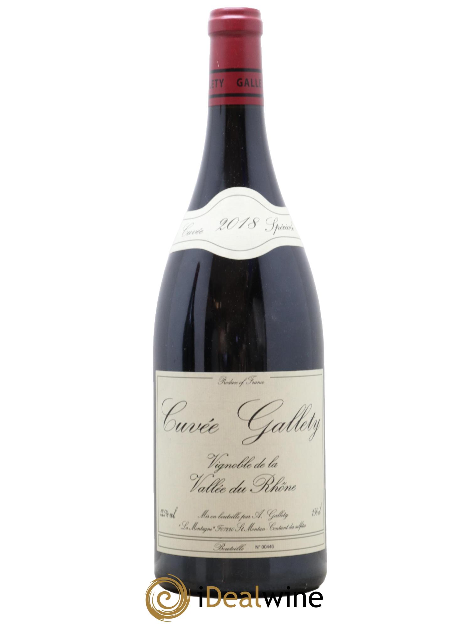 Côtes du Vivarais Gallety (Domaine) Cuvée Spéciale 2018 - Lot de 1 magnum - 0