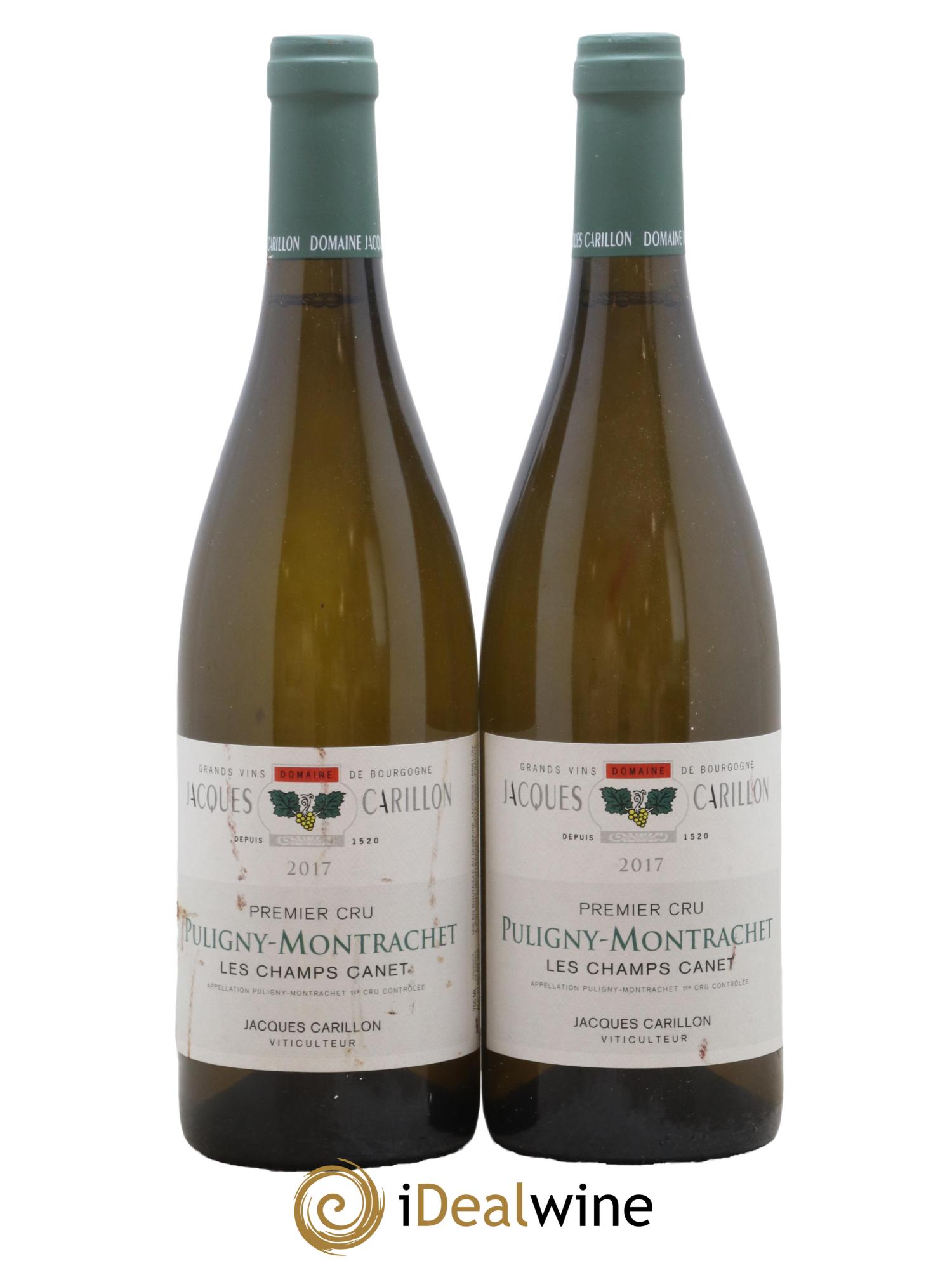 Puligny-Montrachet 1er Cru Les Champs Canet Jacques Carillon (Domaine) 2017 - Lot de 2 bouteilles - 0