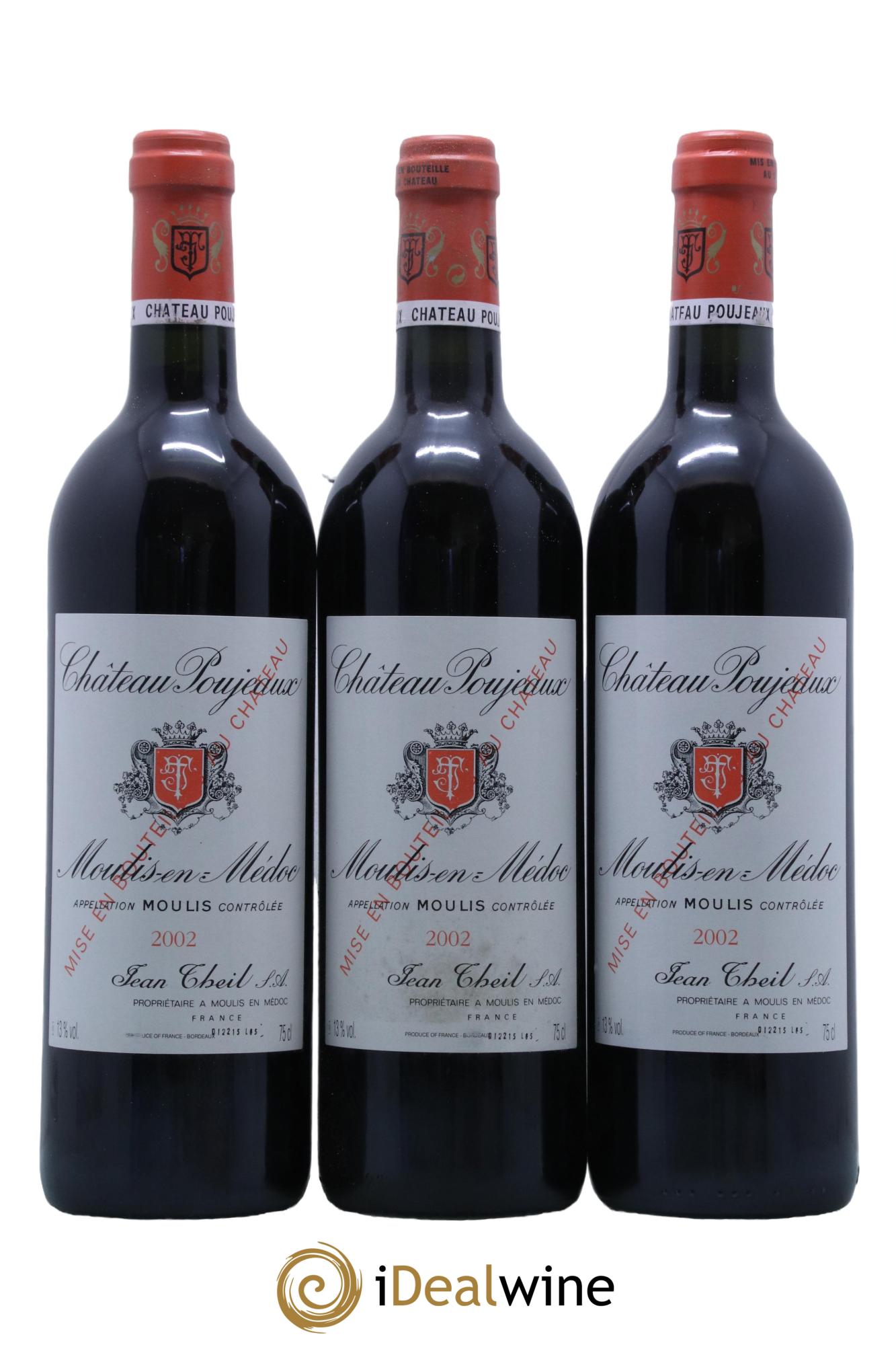 Château Poujeaux 2002 - Lot de 12 bouteilles - 4