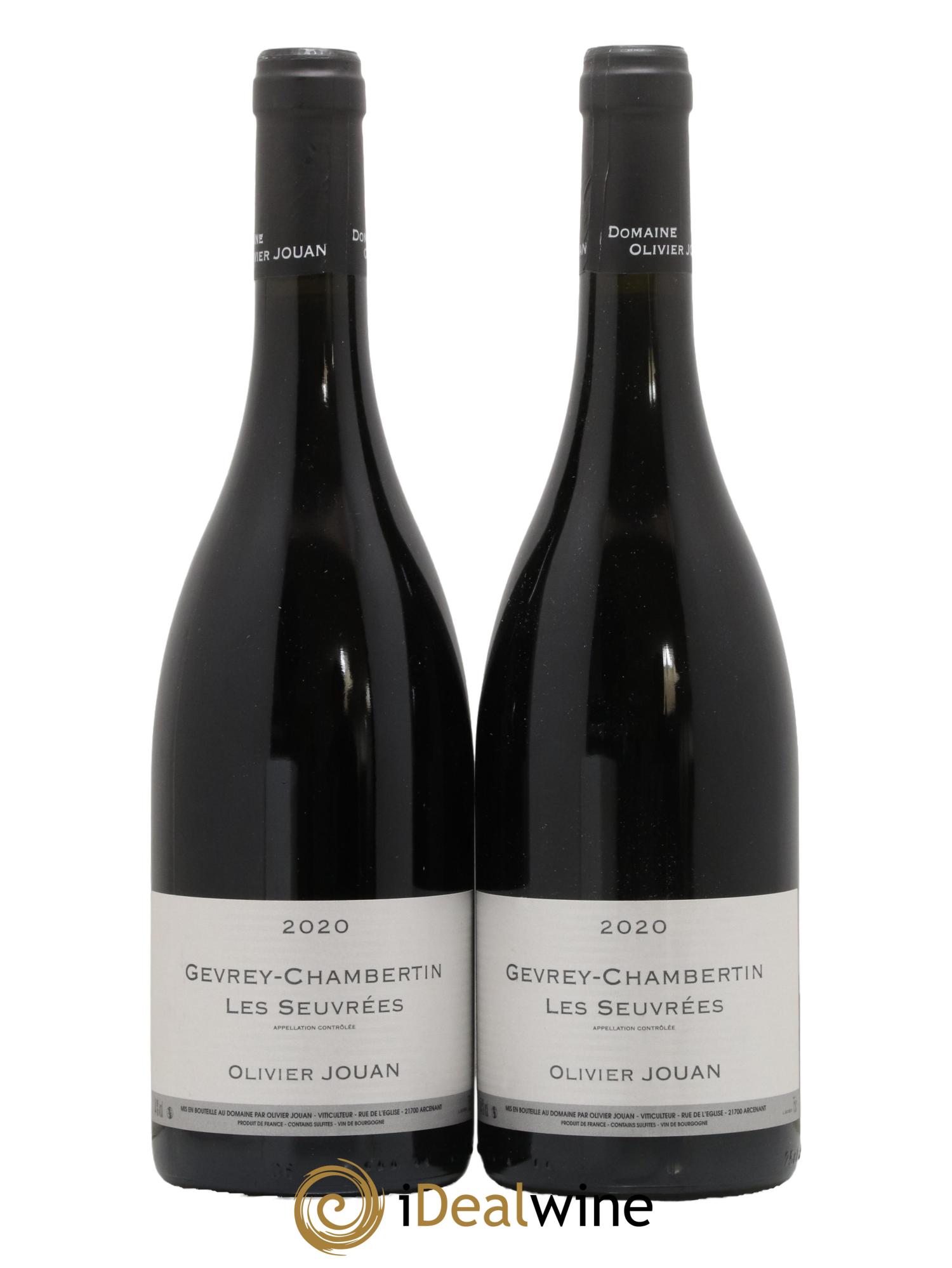 Gevrey-Chambertin Les Seuvrees Domaine Olivier Jouan 2020 - Lot de 2 bouteilles - 0