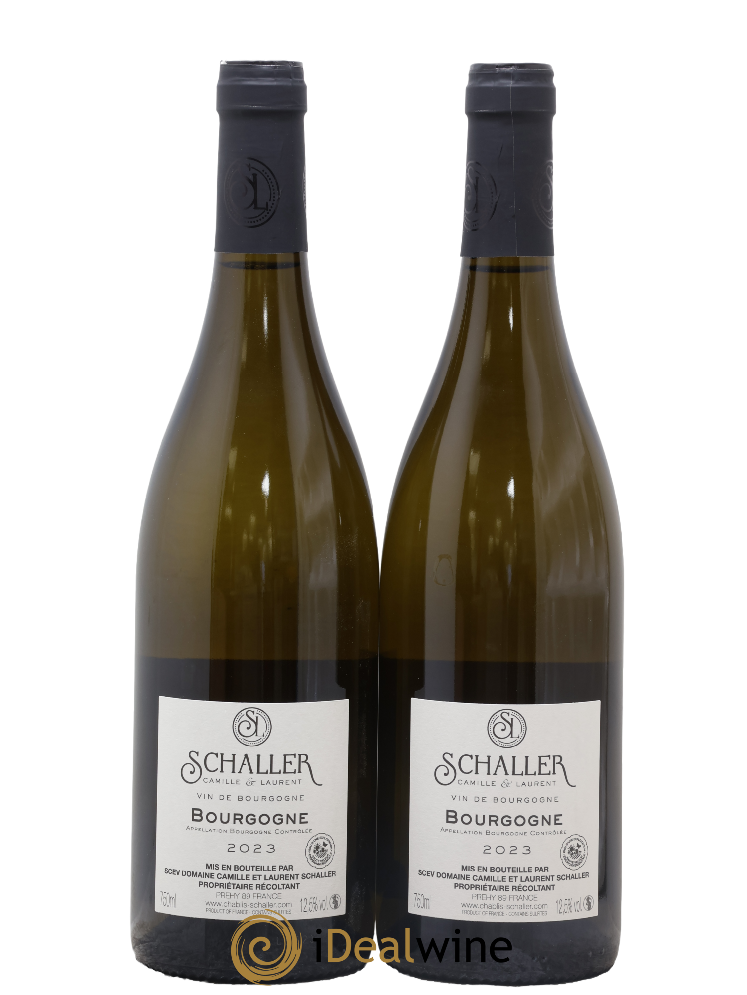 Bourgogne Chardonnay Camille et Laurent Schaller 2023 - Lot de 2 bouteilles - 1