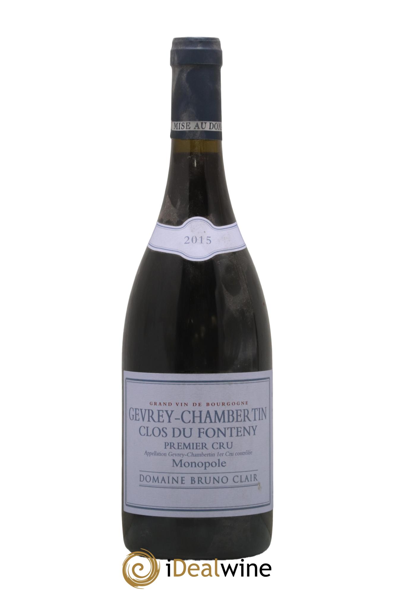 Gevrey-Chambertin 1er Cru Clos du Fonteny Bruno Clair (Domaine) 2015 - Lot of 1 bottle - 0