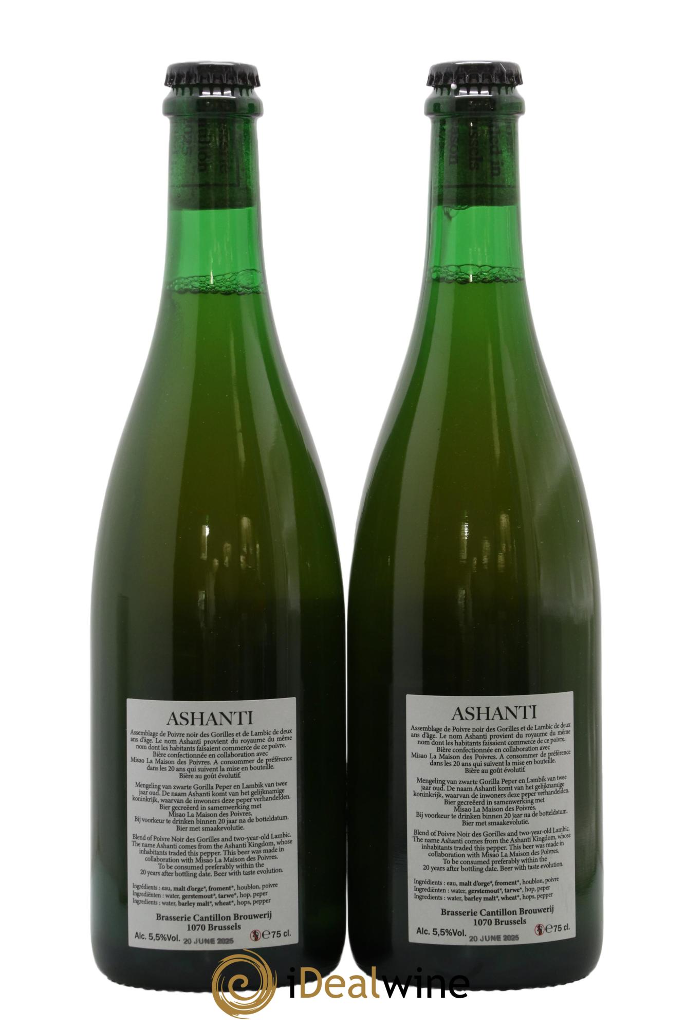 Bière Ashanti Cantillon 2025 - Lot of 2 bottles - 1
