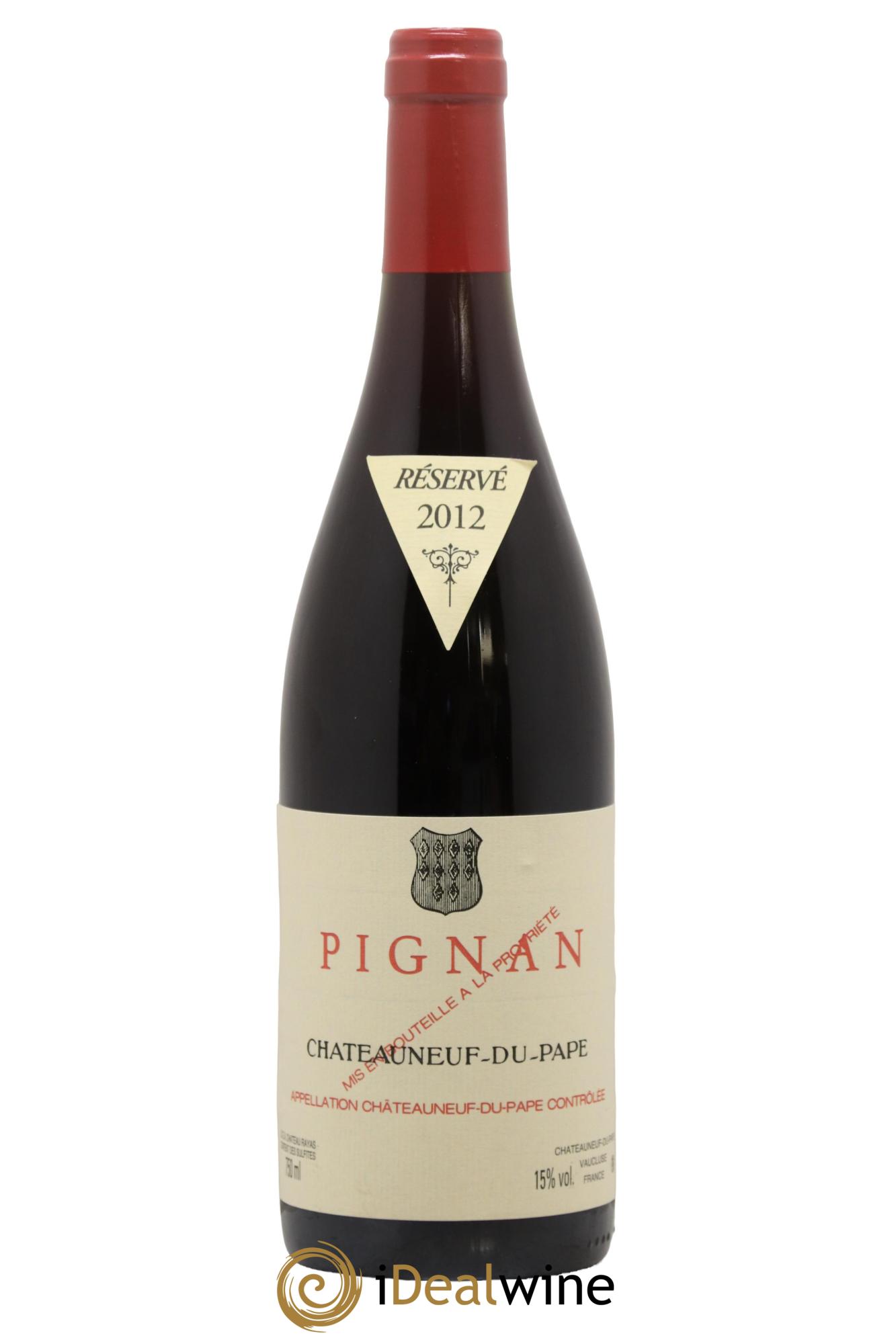 Châteauneuf-du-Pape Pignan Emmanuel Reynaud 2012 - Lotto di 1 bottiglia - 0