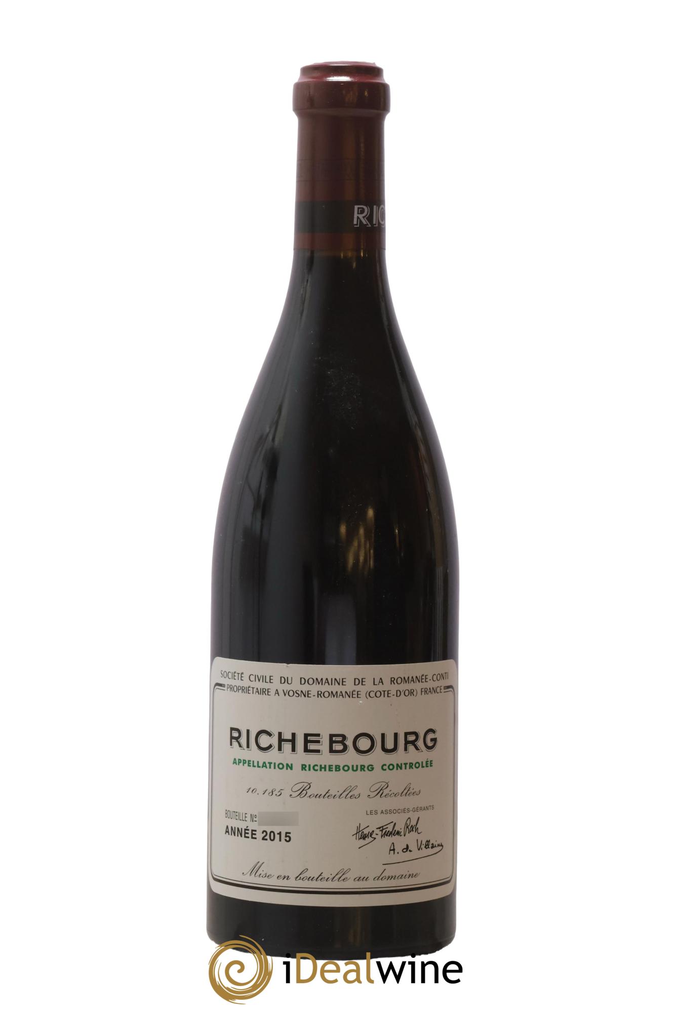 Richebourg Grand Cru Domaine de la Romanée-Conti 2015 - Lot de 1 bouteille - 0