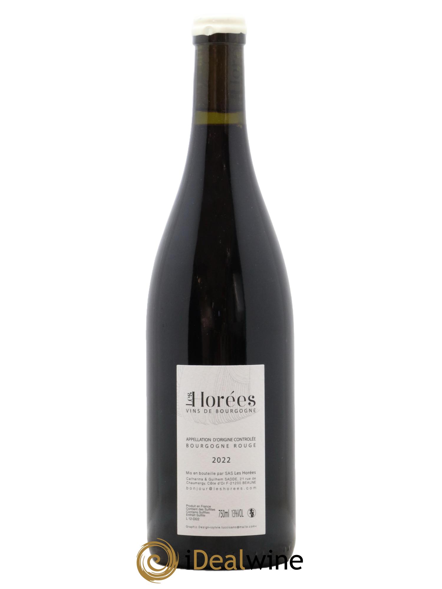 Bourgogne Des Six Ifs Les Horées Les Six Ifs Les Horees 2022 - Lot de 1 bouteille - 1