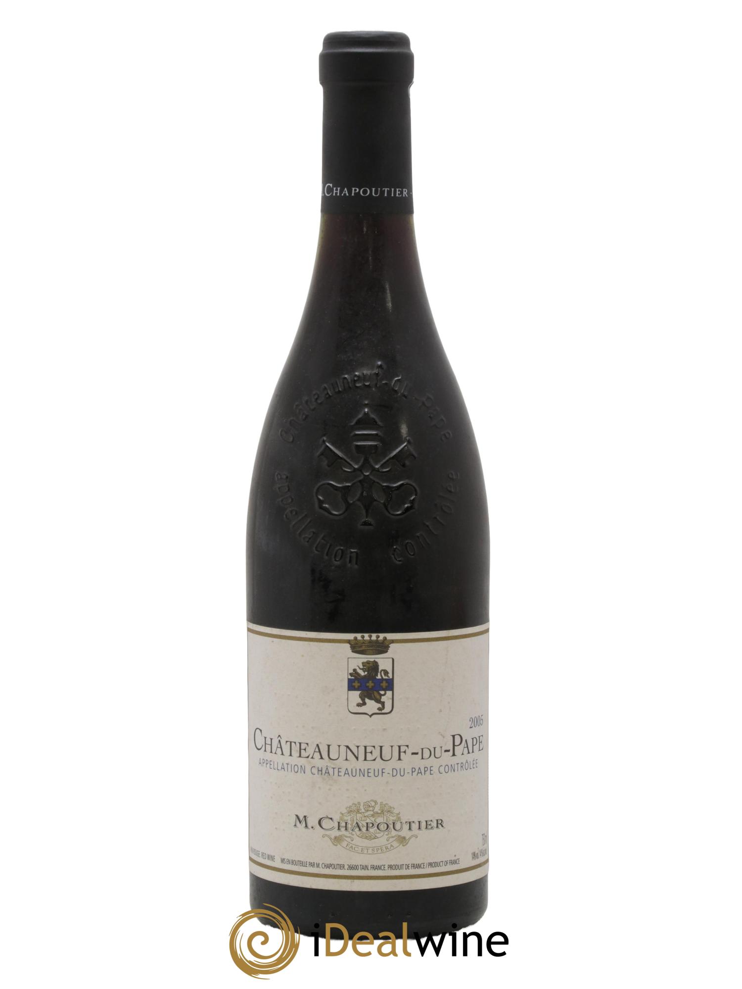 Châteauneuf-du-Pape M. Chapoutier 2005 - Lot de 1 bouteille - 0