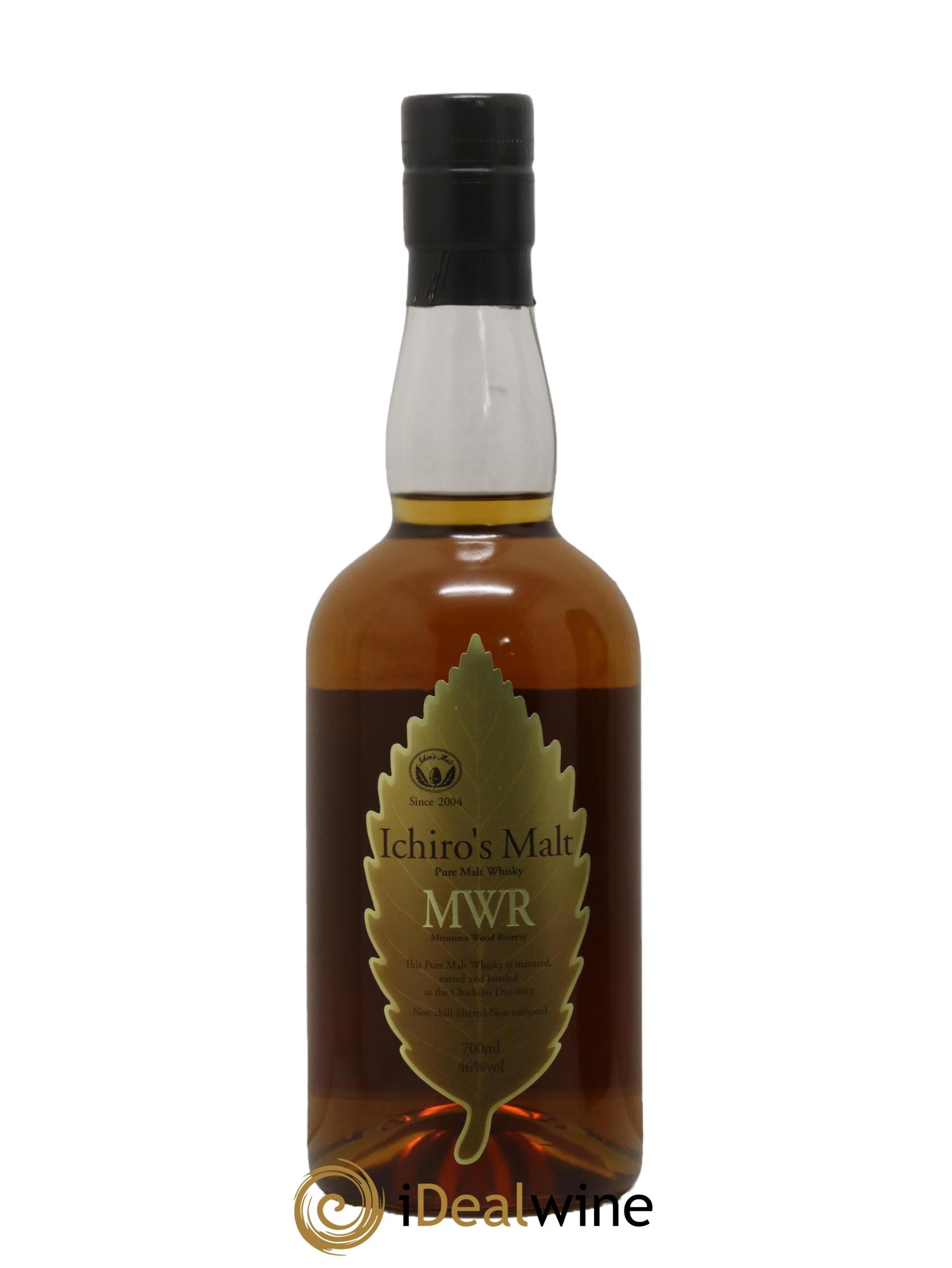 Whisky Chichibu Ichiro's Malt MWR Mizunara Wood Reserve - Lot de 1 bouteille - 1