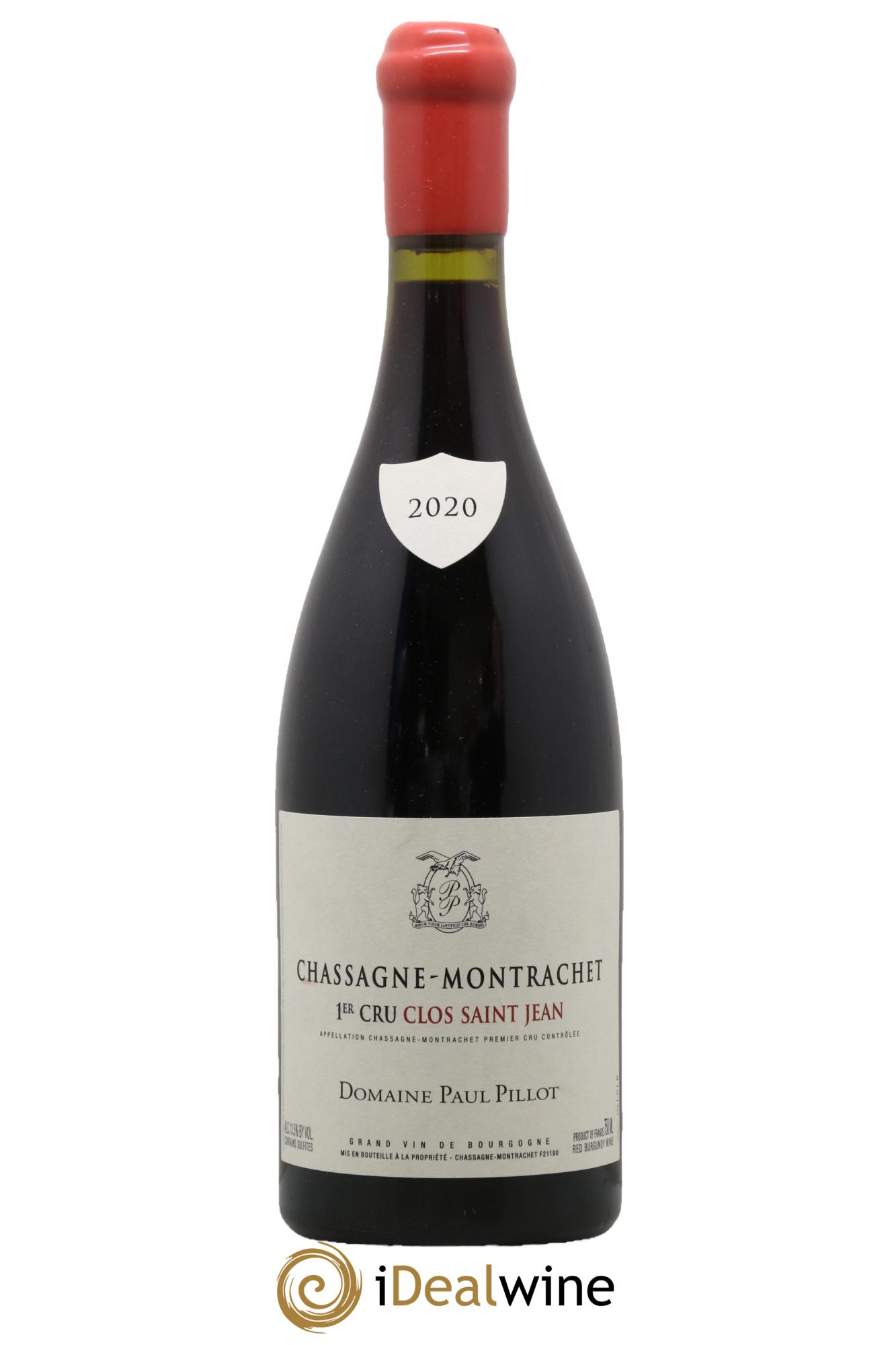 Chassagne-Montrachet 1er Cru Clos Saint-Jean Paul Pillot (Domaine) 2020 - Lot de 1 bouteille - 0
