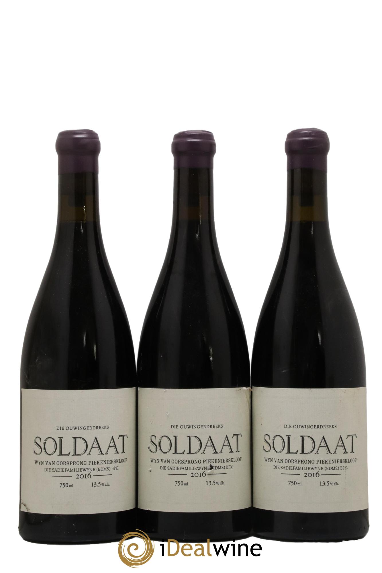 Piekenierskloof The Sadie Family Soldaat 2016 - Posten von 3 Flaschen - 0