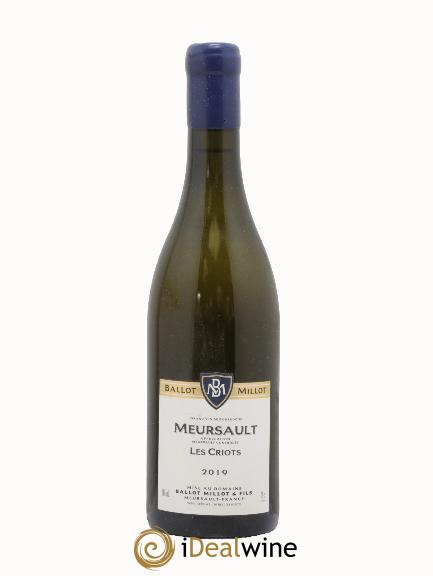 Meursault Les Criots Ballot Millot 2019 - Lot of 1 bottle - 0