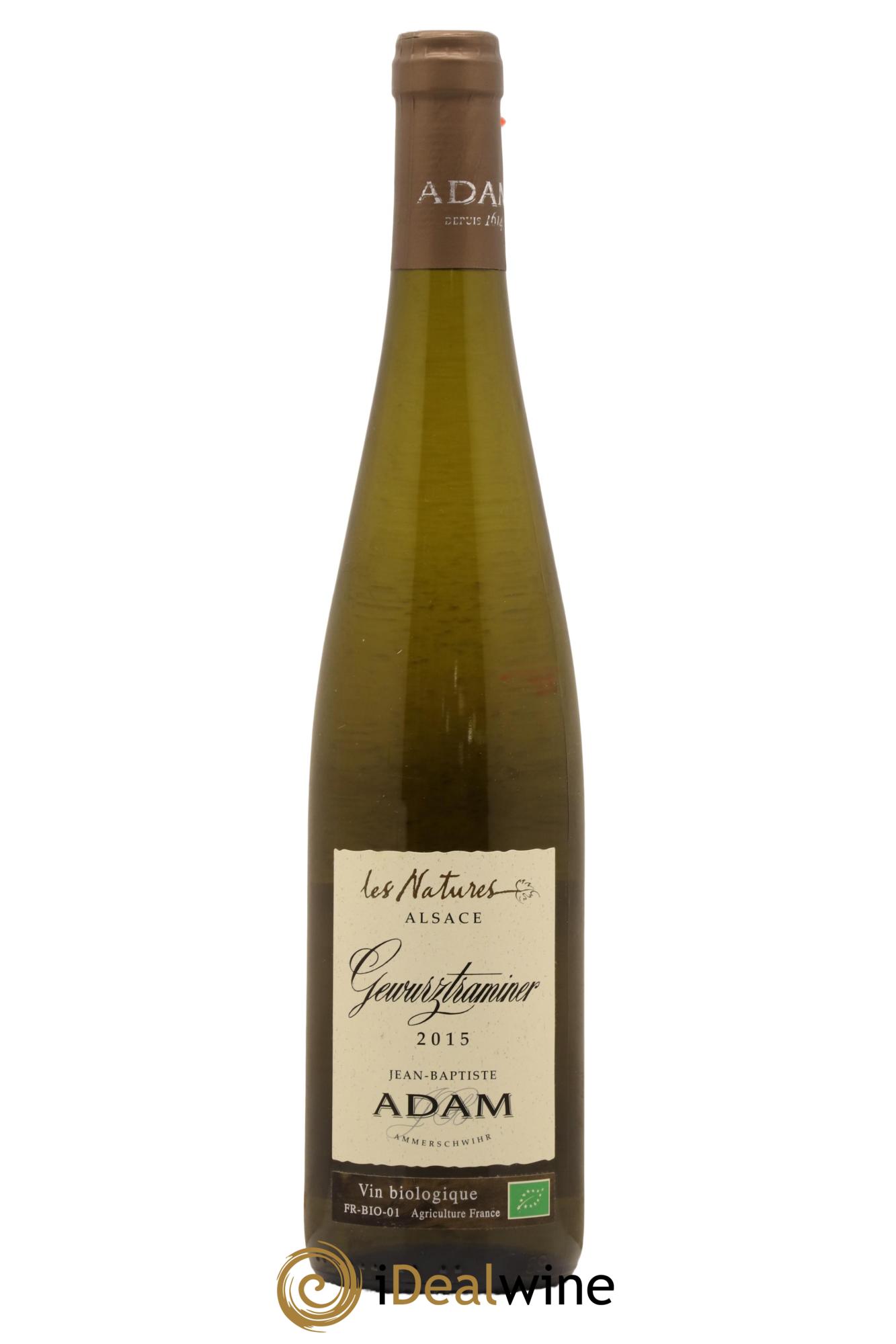 Alsace Gewurztraminer Les Natures Domaine Jean Baptiste Adam 2015 - Lot of 1 bottle - 0