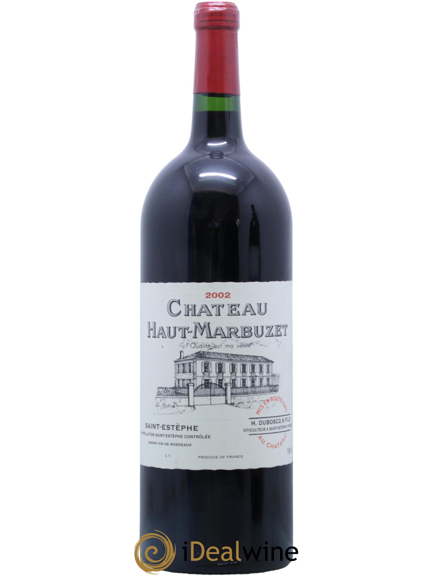 Château Haut Marbuzet 2002 - Lot de 1 magnum - 0