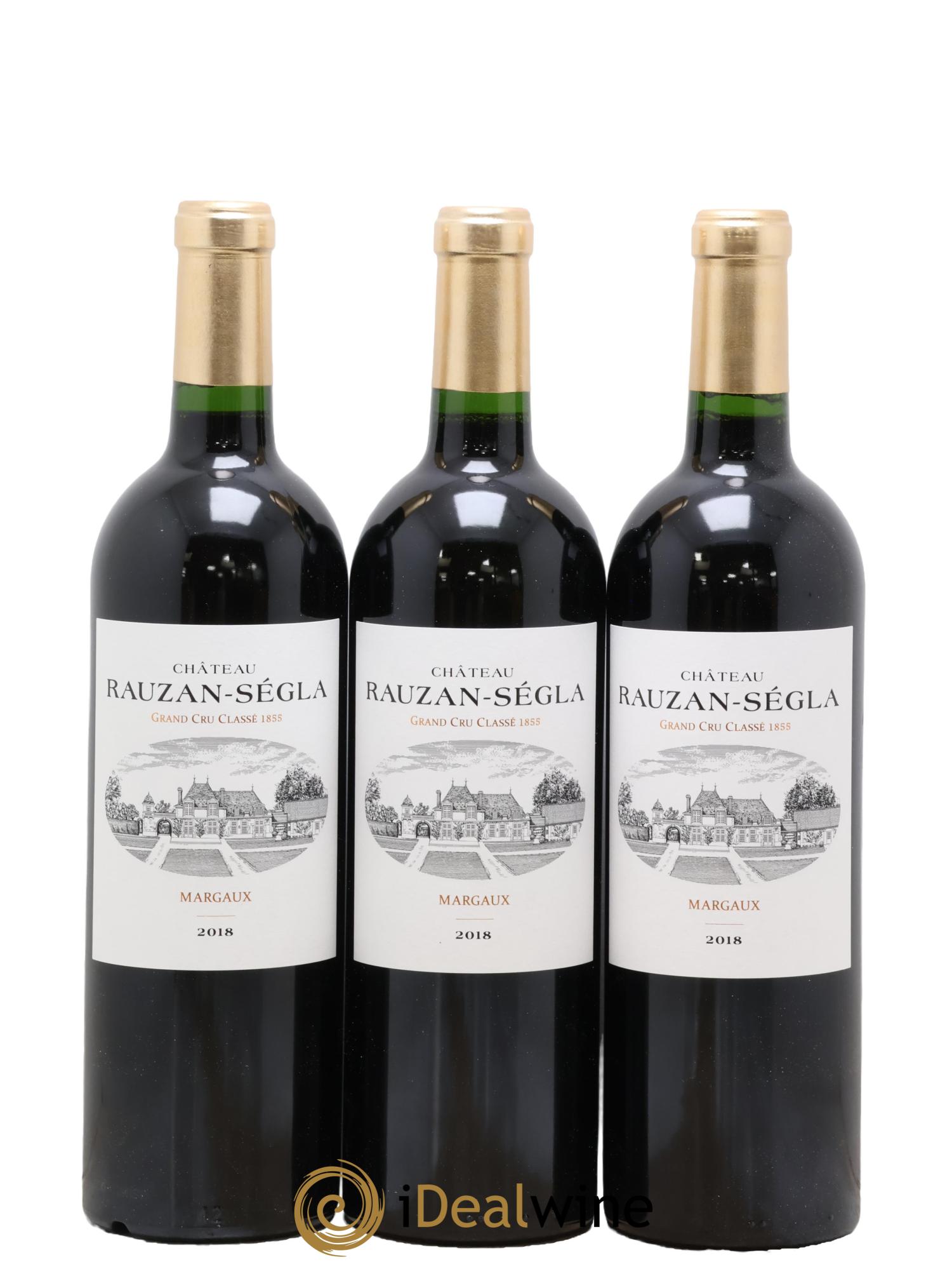 Château Rauzan Ségla Grand Cru Classé 2018 - Lot of 3 bottles - 0