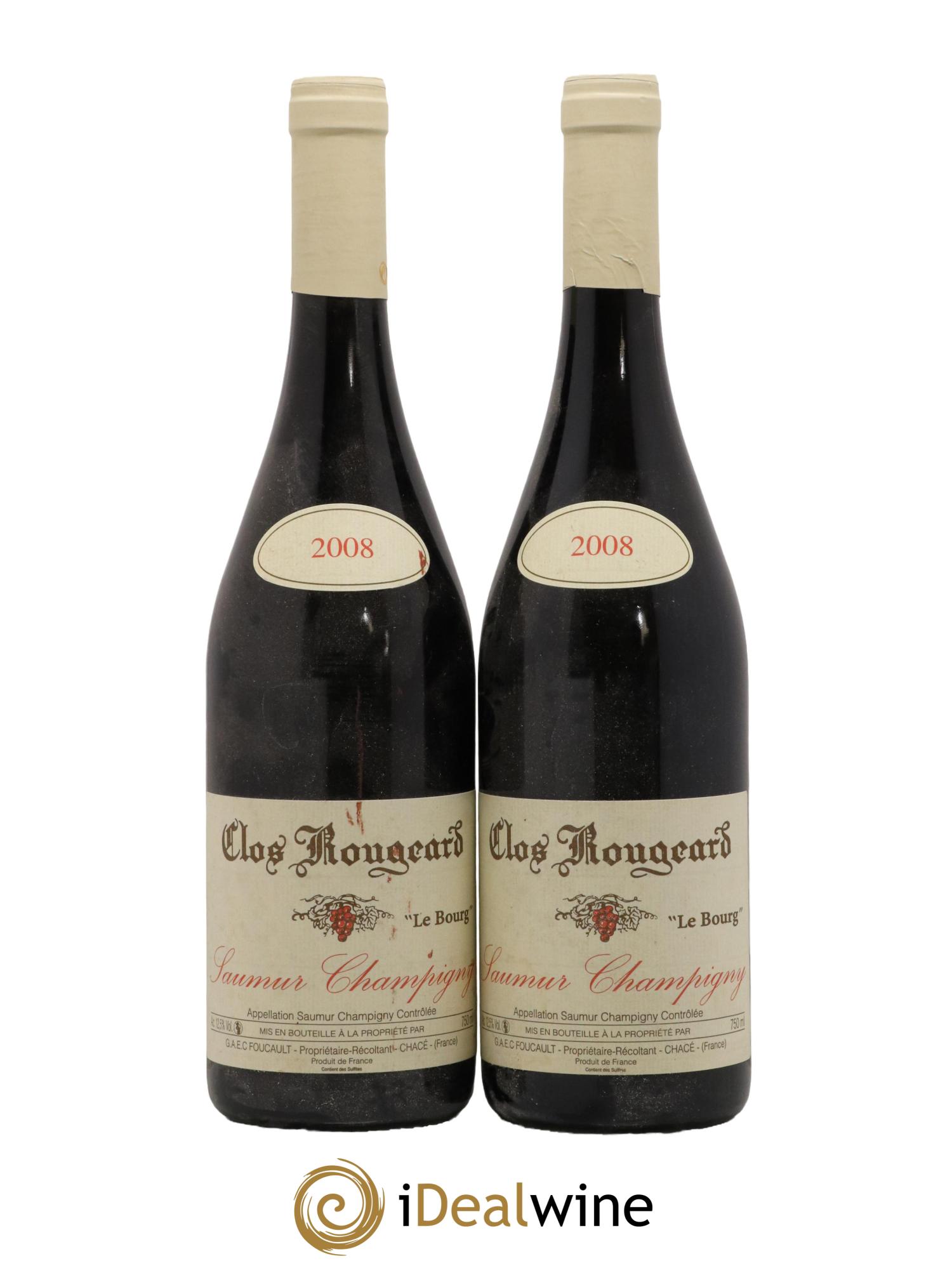 Saumur-Champigny Le Bourg Clos Rougeard 2008 - Lot de 2 bouteilles - 0