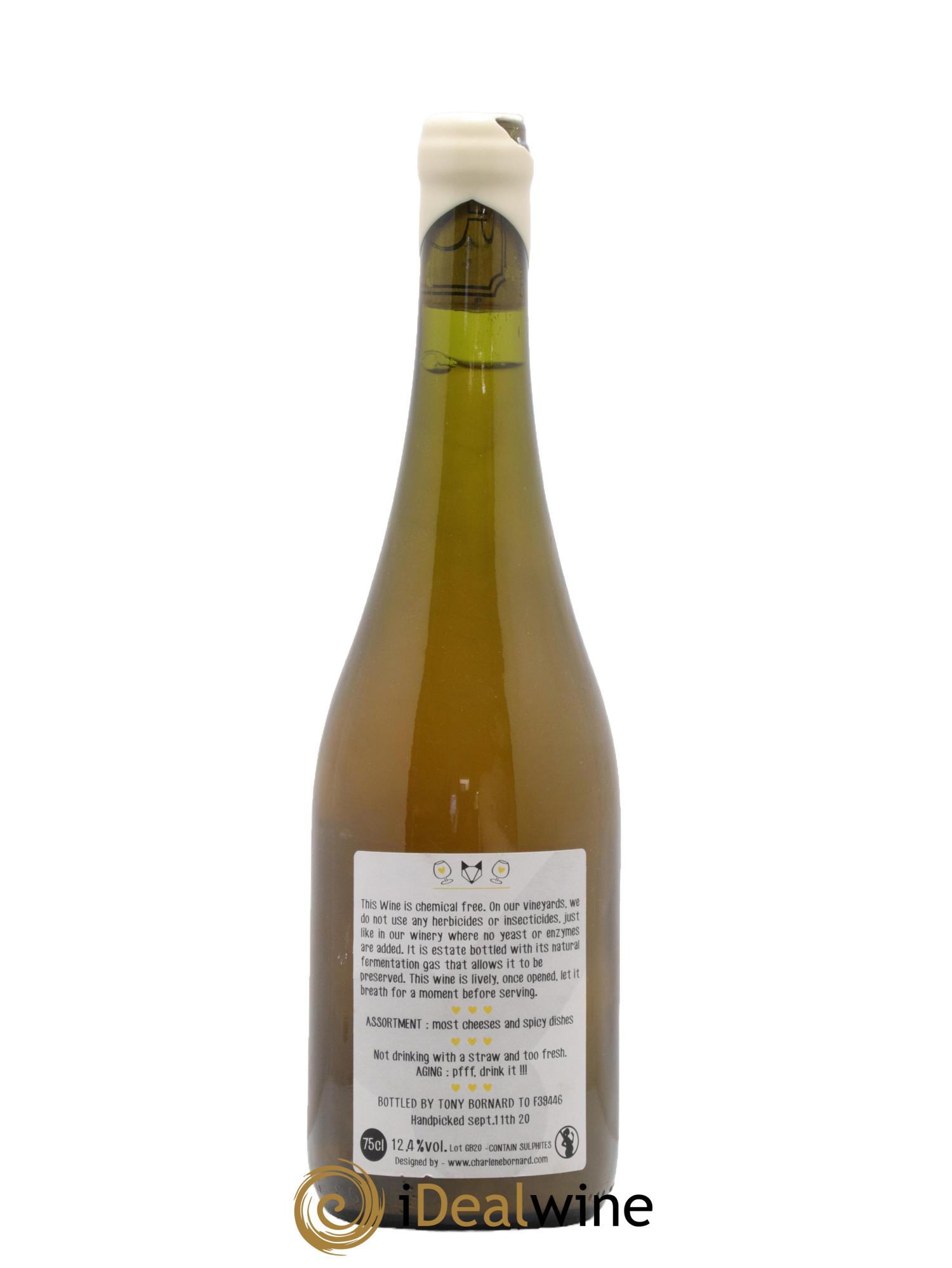 Vin de France Le Gentil Blanc Tony Bornard 2020 - Lot de 1 bouteille - 1