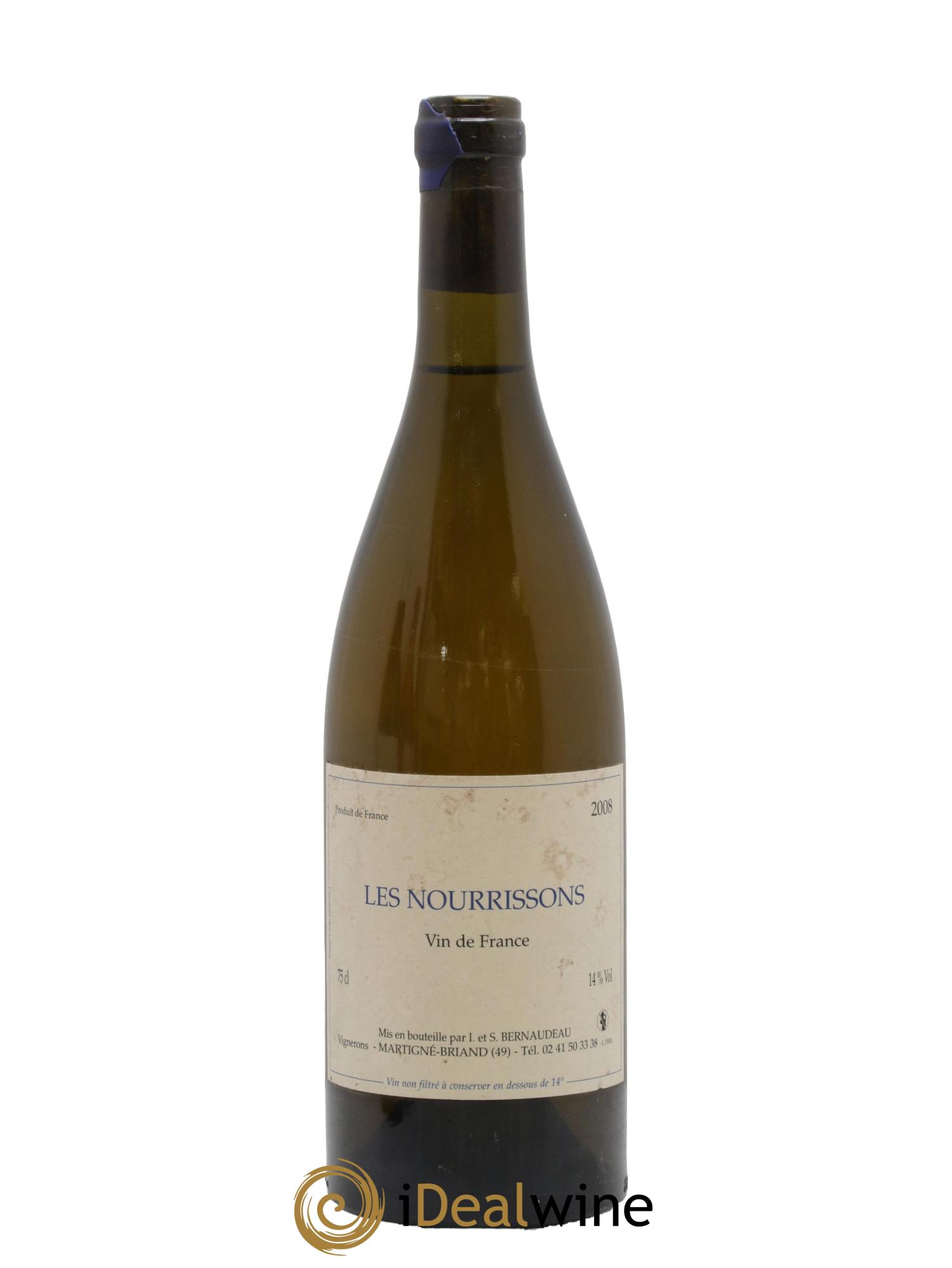 Vin de France Les Nourrissons Stéphane Bernaudeau 2008 - Posten von 1 Flasche - 0