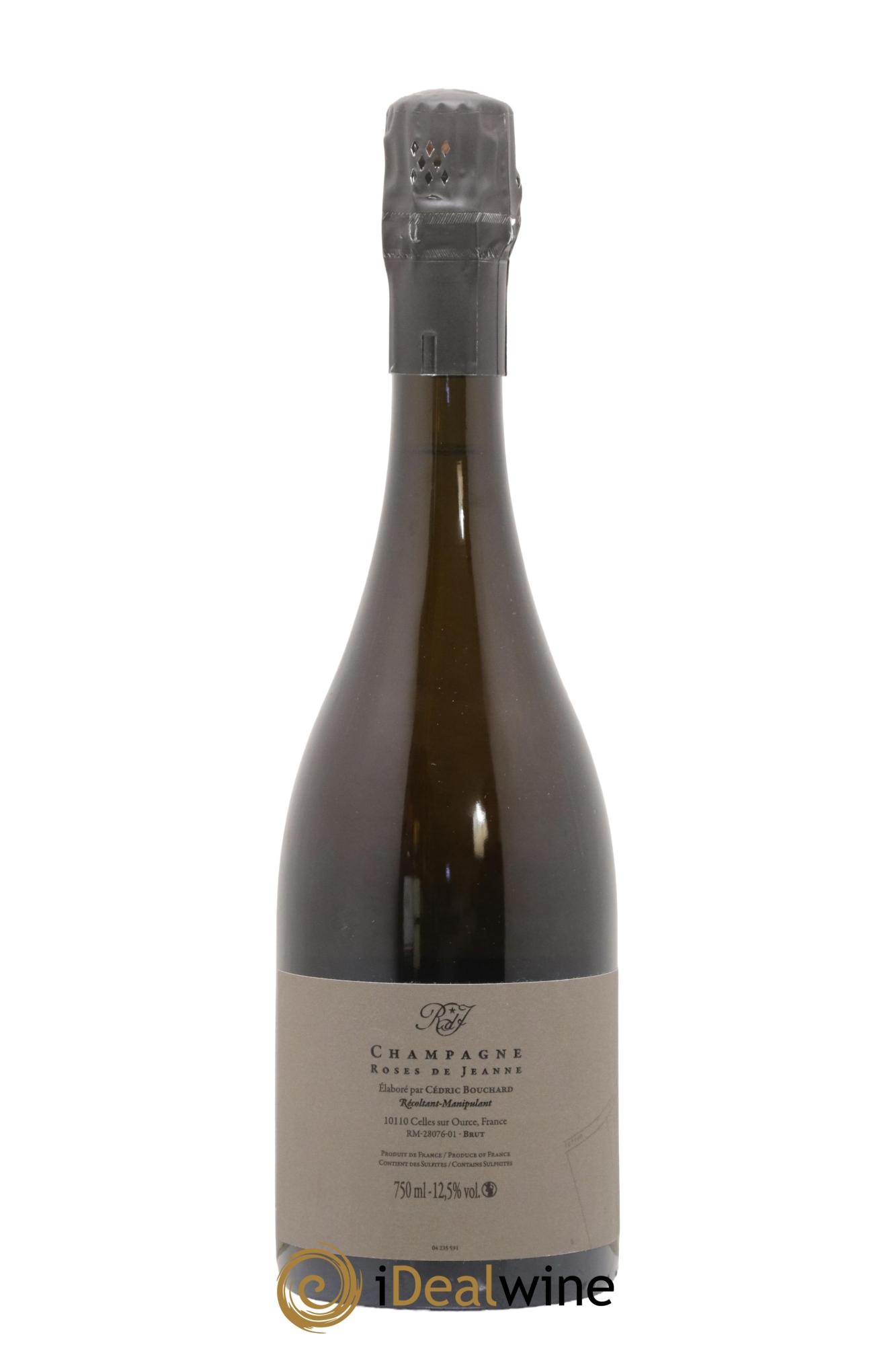 Roses de Jeanne Côte de Val Vilaine Blanc de Noirs Cédric Bouchard 2022 - Lot de 1 bouteille - 1