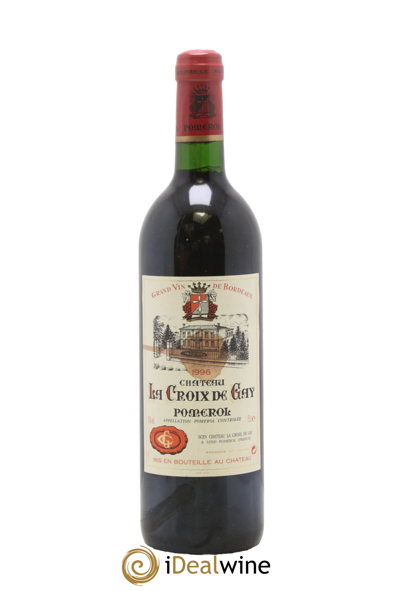 Château la Croix de Gay 1996 - Lot of 1 bottle - 0