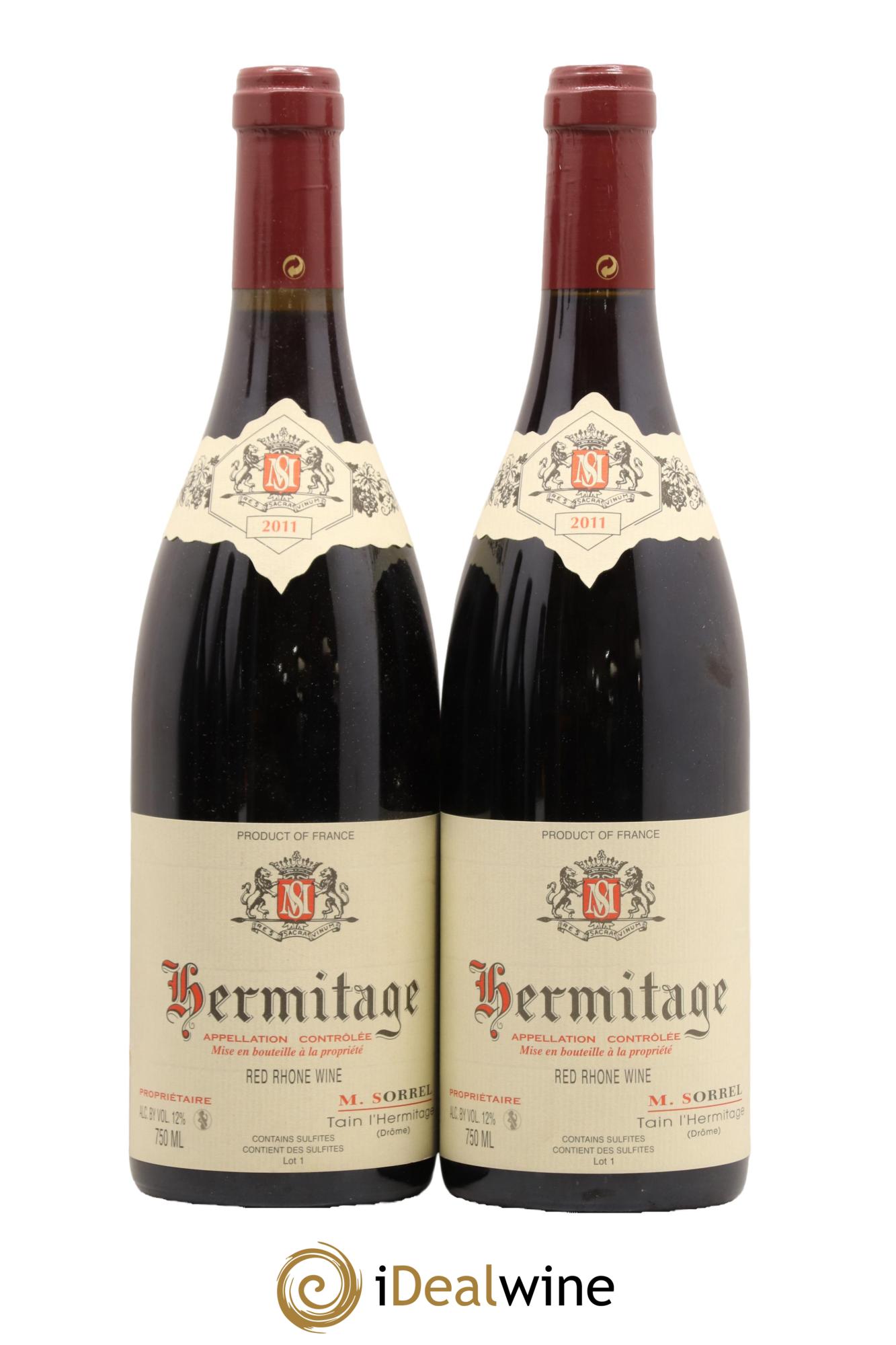 Hermitage Marc Sorrel 2011 - Lot de 2 bouteilles - 0